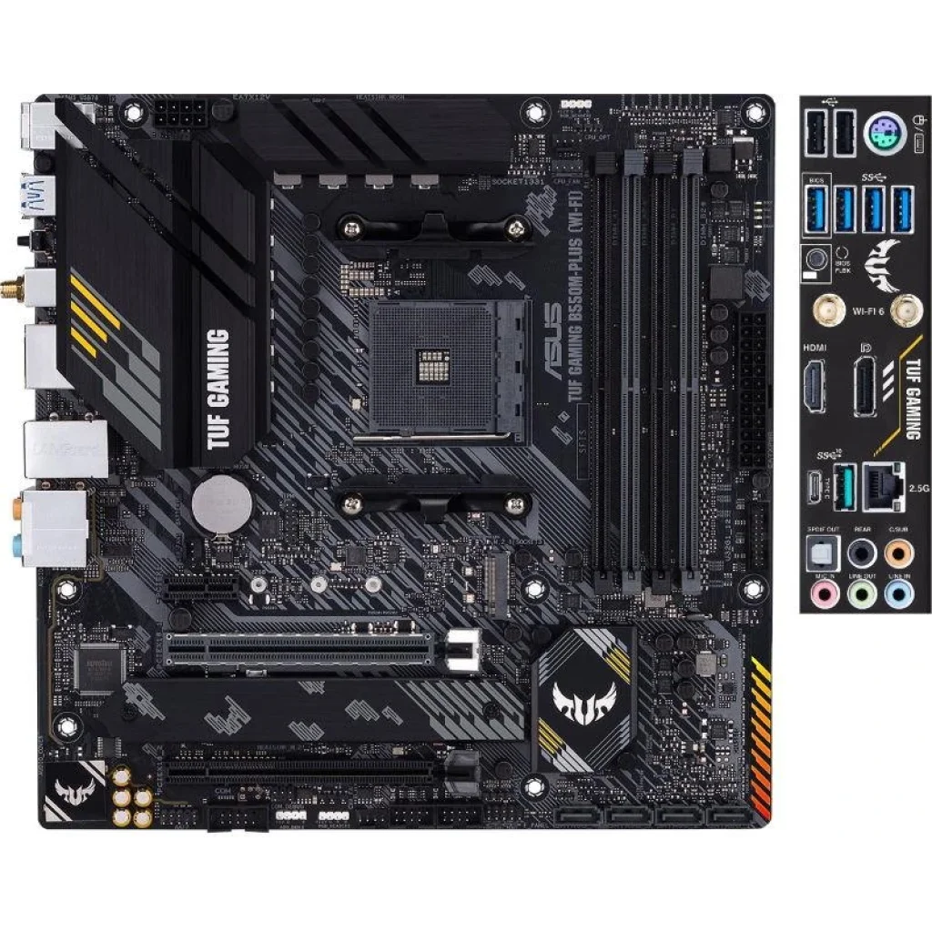 Материнская плата Asus TUF Gaming B550M-Plus Wi-Fi II Socket AM4, TUF GAMING B550M-PLUS WIFI II UA