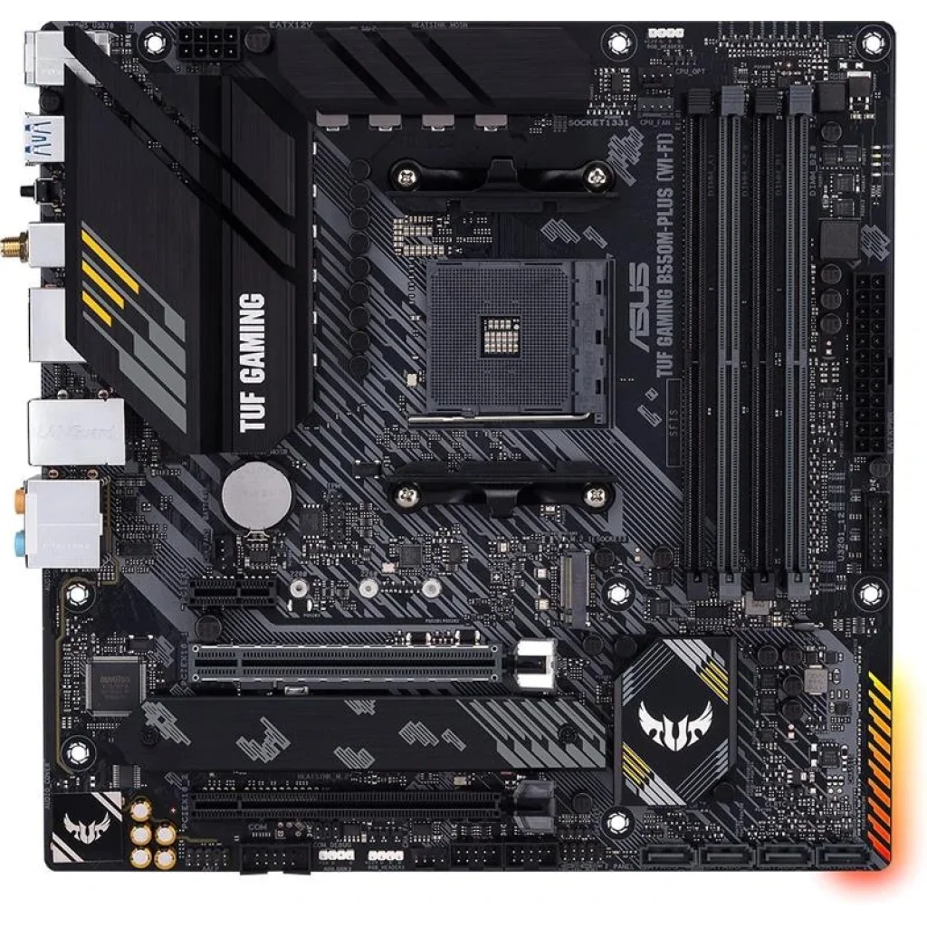 Материнская плата Asus TUF Gaming B550M-Plus Wi-Fi II Socket AM4, TUF GAMING B550M-PLUS WIFI II UA
