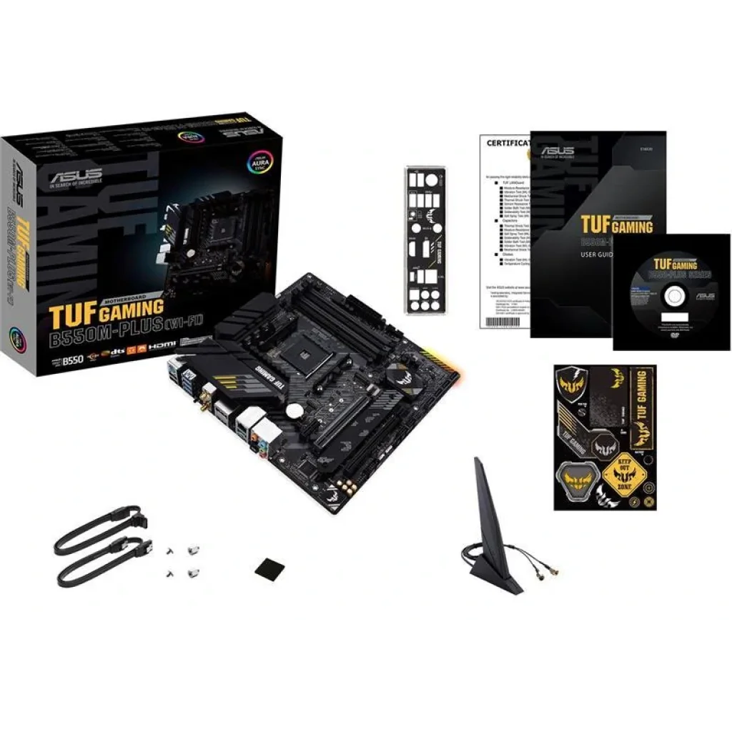 Материнская плата Asus TUF Gaming B550M-Plus Wi-Fi II Socket AM4, TUF GAMING B550M-PLUS WIFI II UA