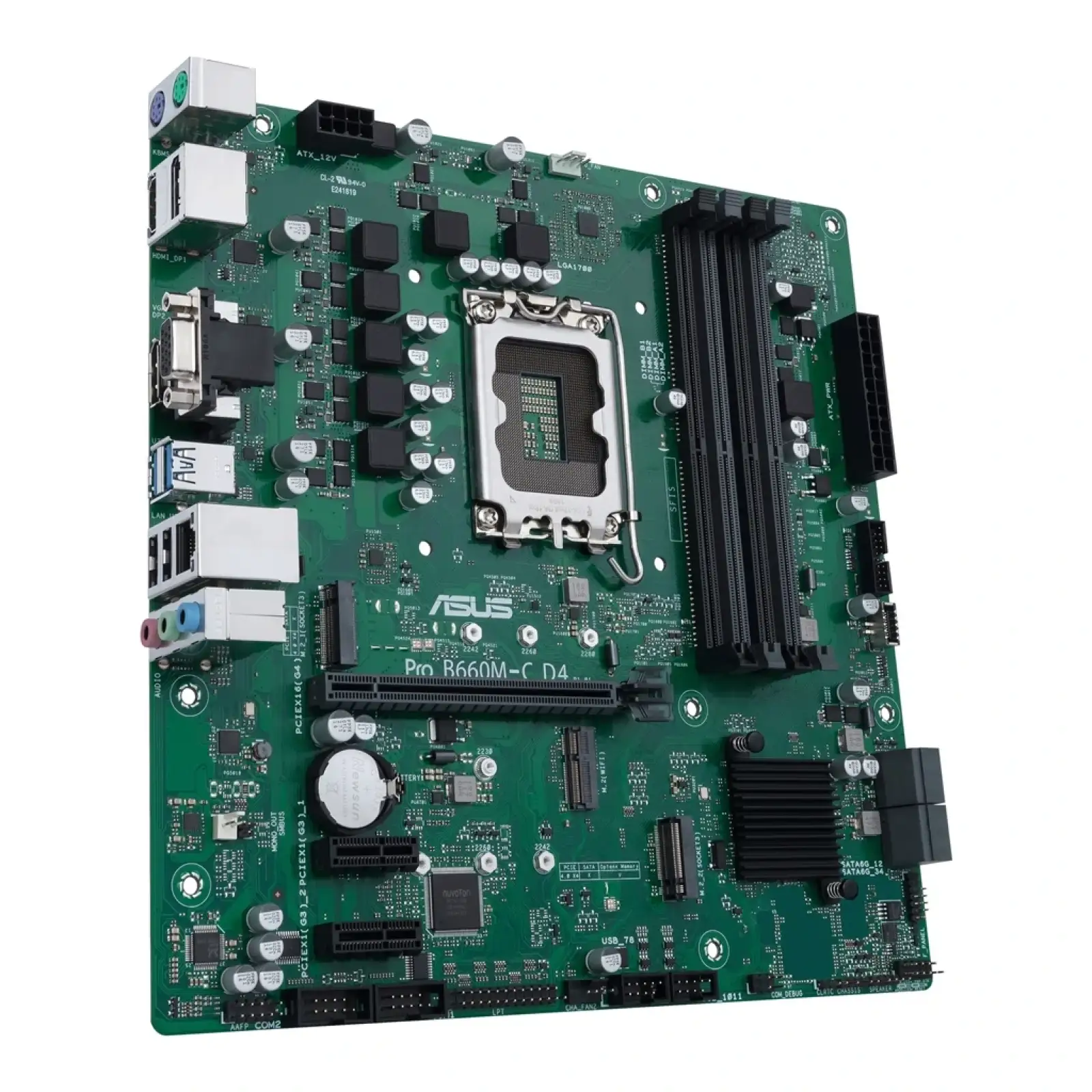 Материнська плата Asus Pro B660M-C D4-CSM Socket 1700 UA