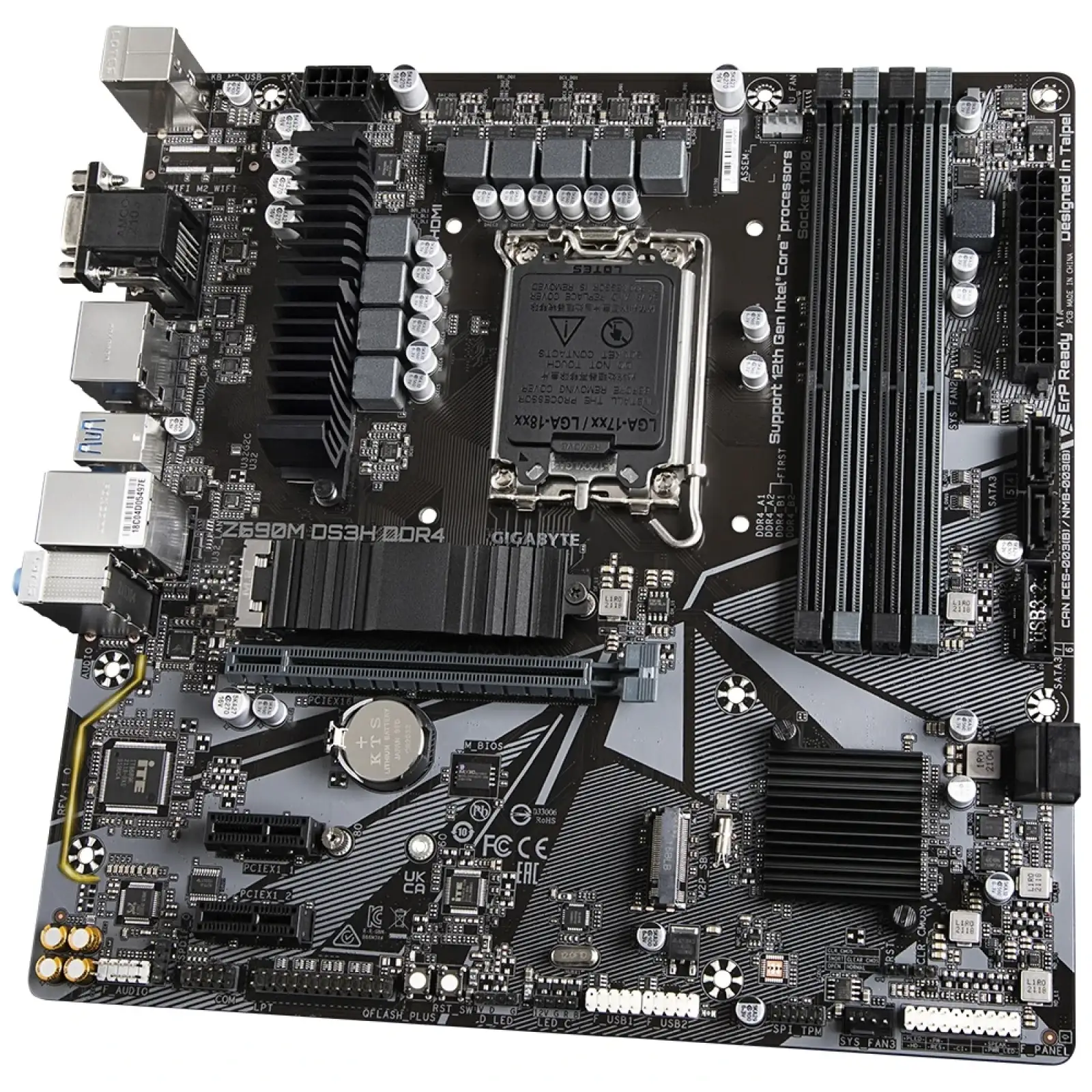 Материнська плата Gigabyte Z690M DS3H DDR4 Socket 1700 UA