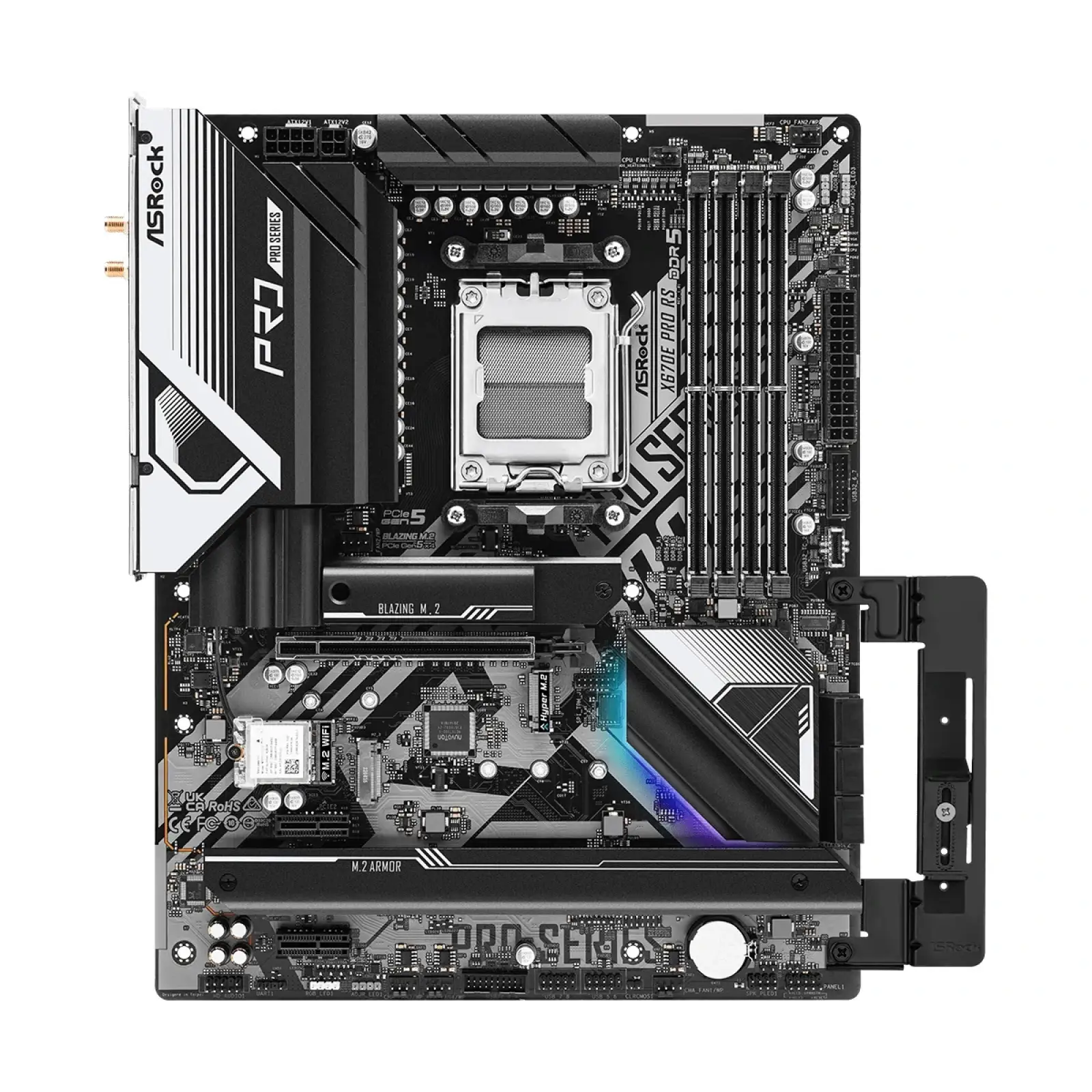 Материнська плата ASRock X670E PRO RS Socket AM5 UA