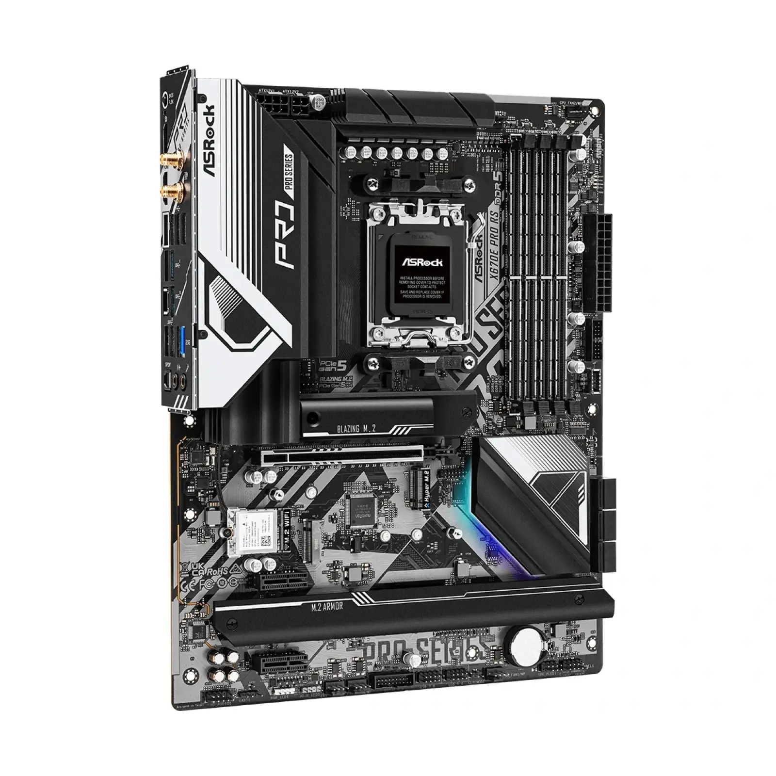 Материнська плата ASRock X670E PRO RS Socket AM5 UA