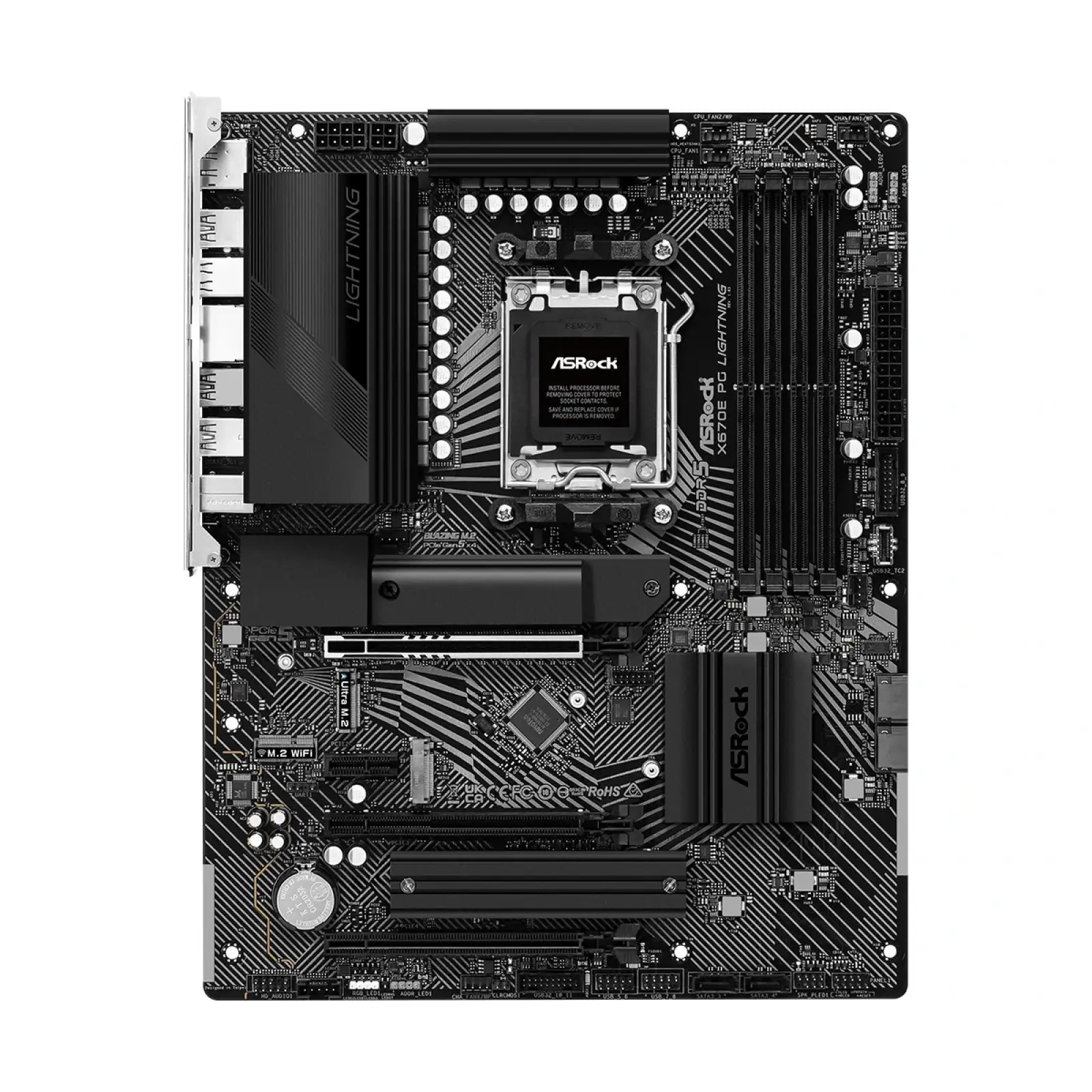 Материнська плата ASRock X670E PG LIGHTNING Socket AM5 UA