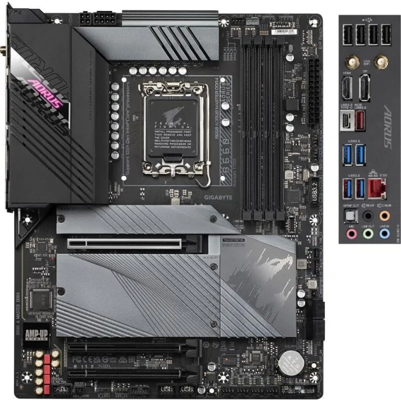 Материнська плата Gigabyte B660 Aorus Master DDR4 Socket 1700, B660 A MASTER DDR4 UA