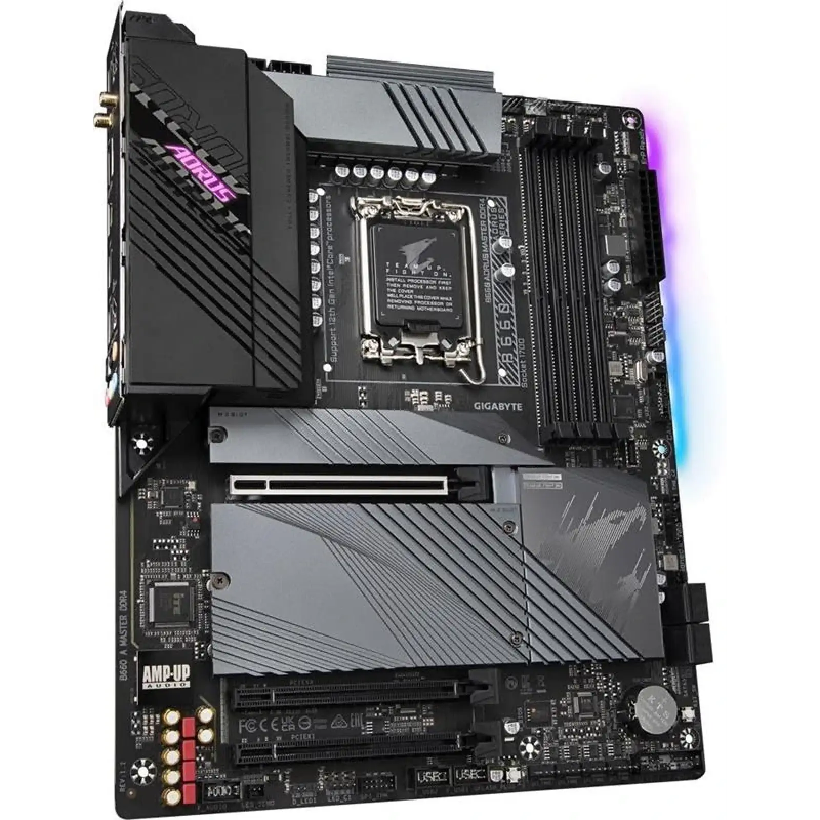 Материнська плата Gigabyte B660 Aorus Master DDR4 Socket 1700, B660 A MASTER DDR4 UA