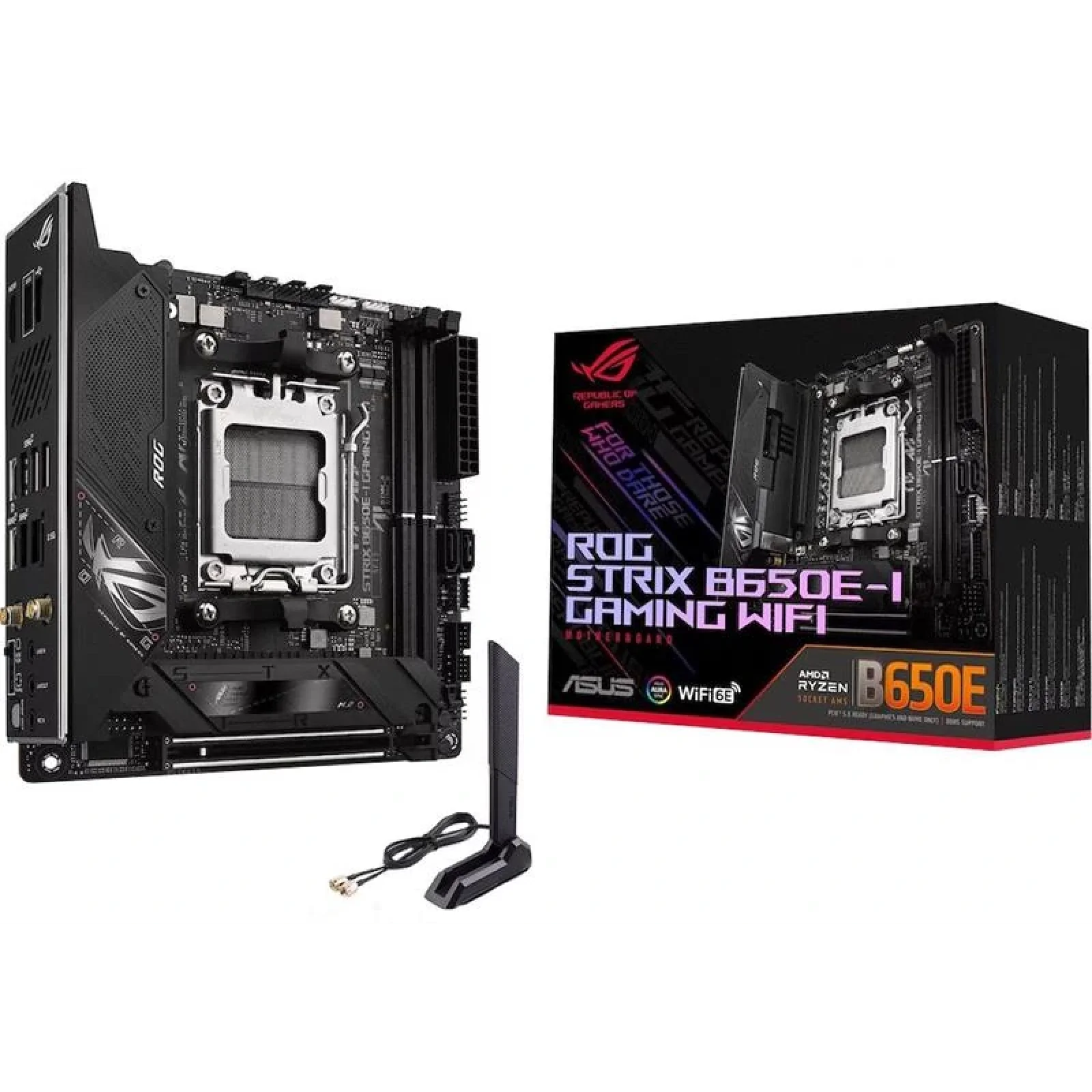 Материнська плата Asus ROG Strix B650E-I Gaming WIFI Socket AM5 UA