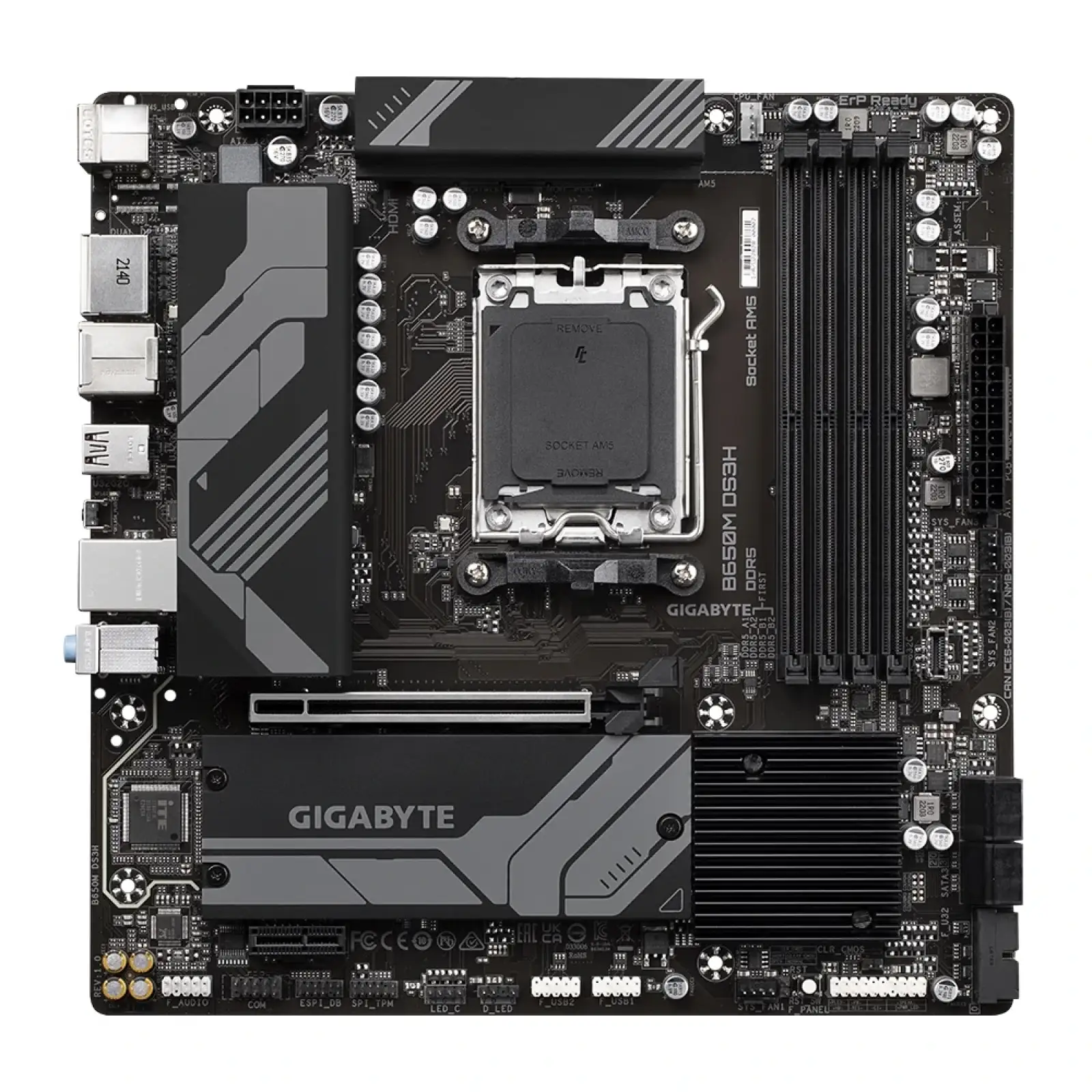 Материнська плата Gigabyte B650M DS3H Socket AM5 UA