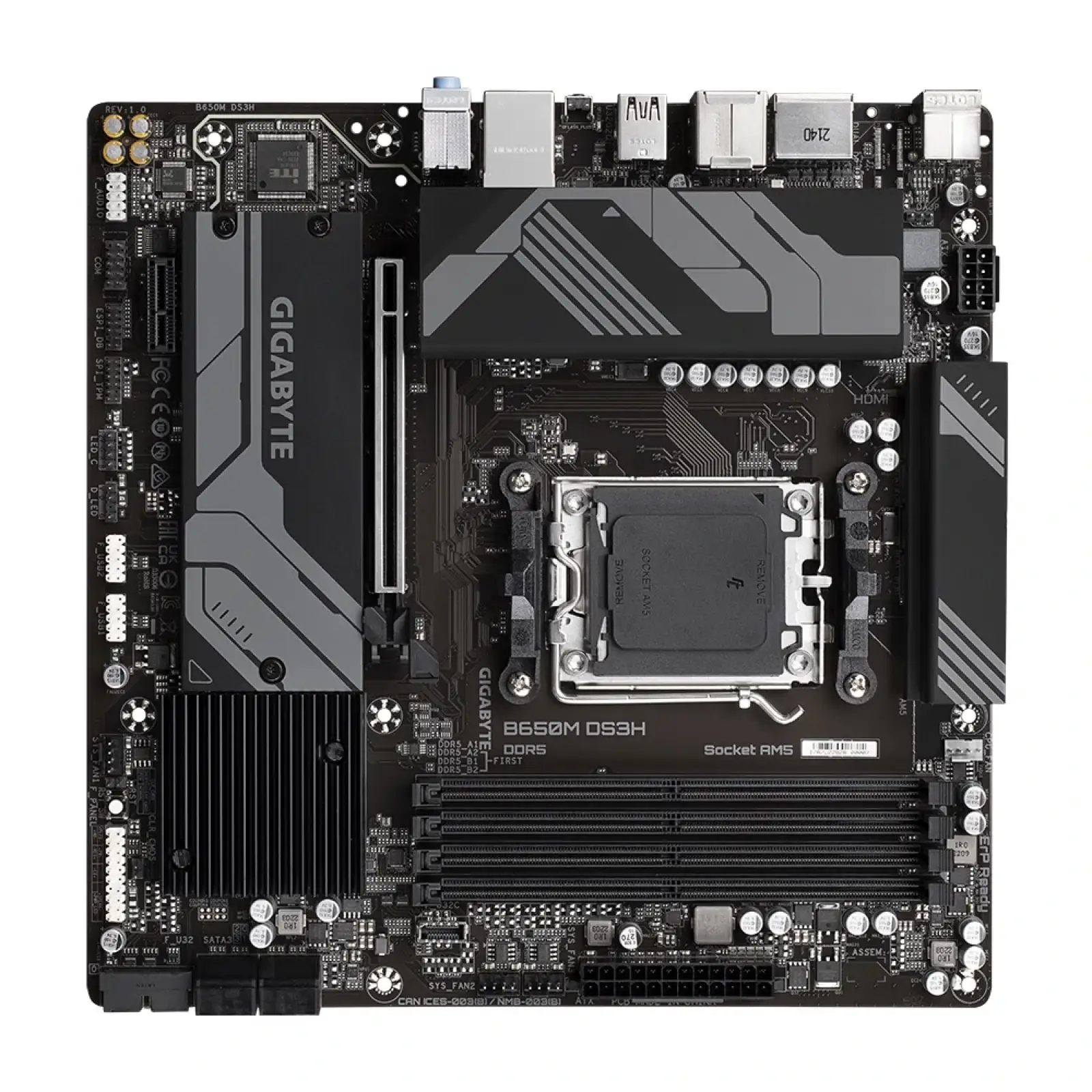 Материнська плата Gigabyte B650M DS3H Socket AM5 UA