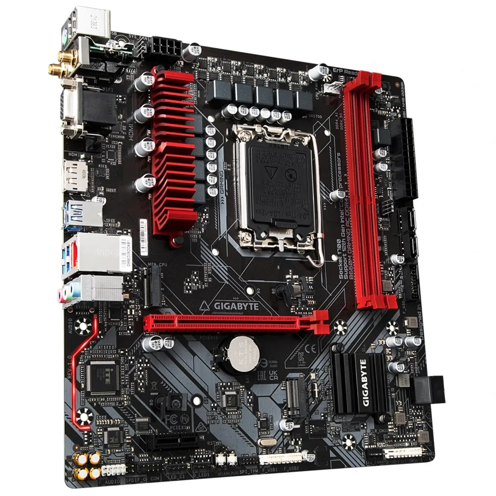 Материнська плата Gigabyte B660M Gaming AC DDR4 Socket 1700 UA