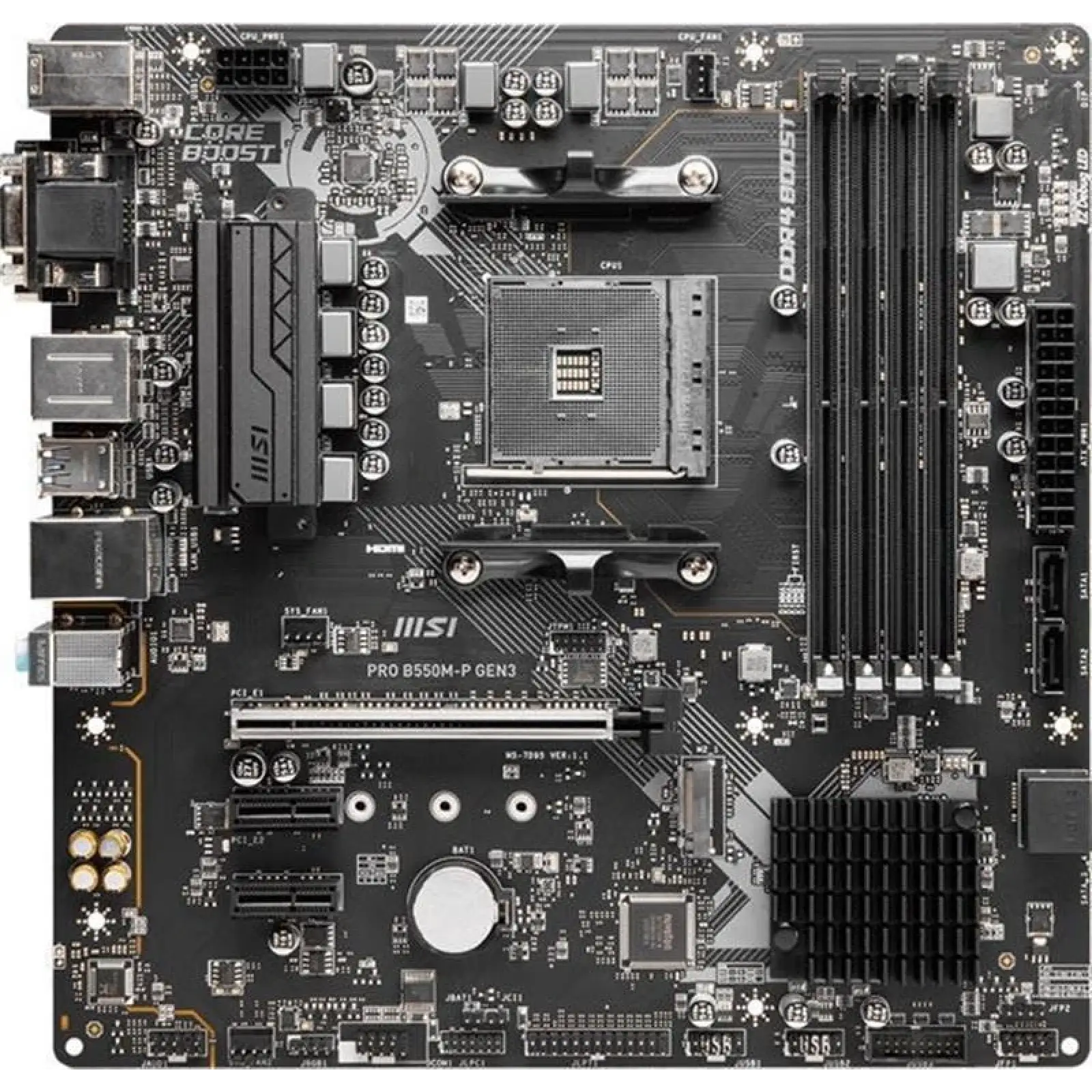 Материнська плата MSI Pro B550M-P GEN3 s-AM4 UA