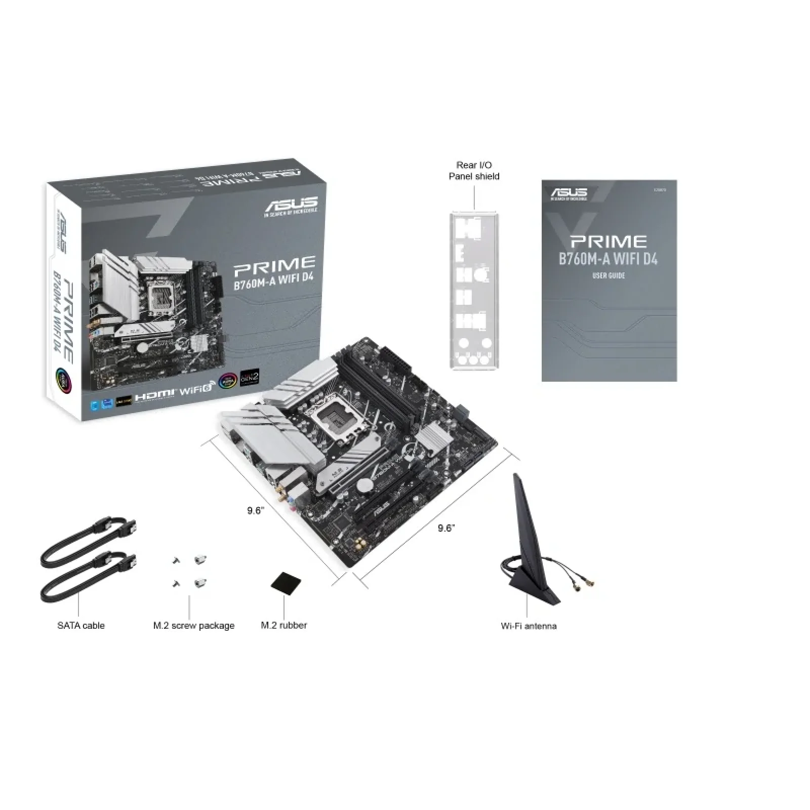 Материнская плата Asus Prime B760M-A WIFI D4 Socket 1700 UA