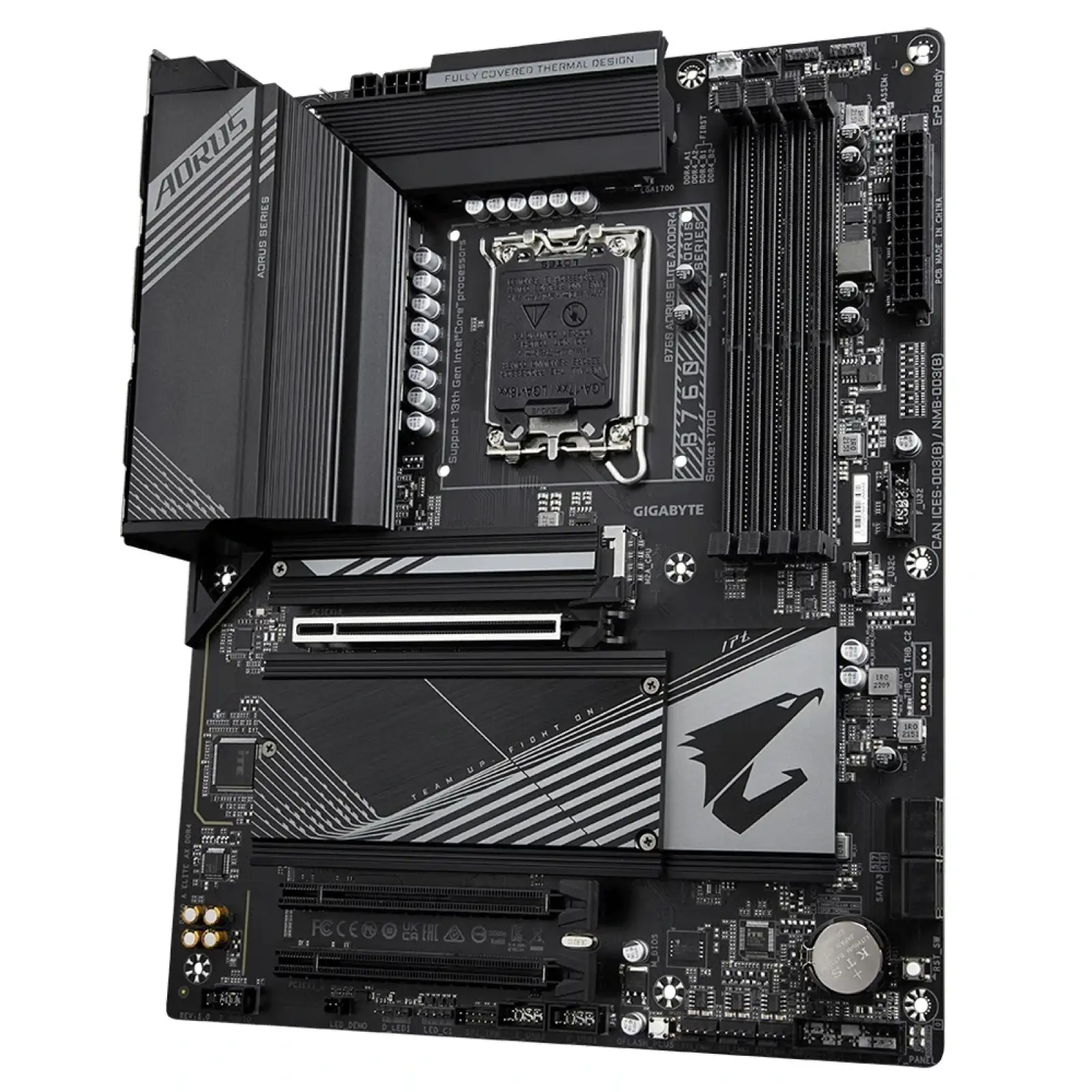 Материнська плата Gigabyte B760 Aorus Elite AX Socket 1700 UA