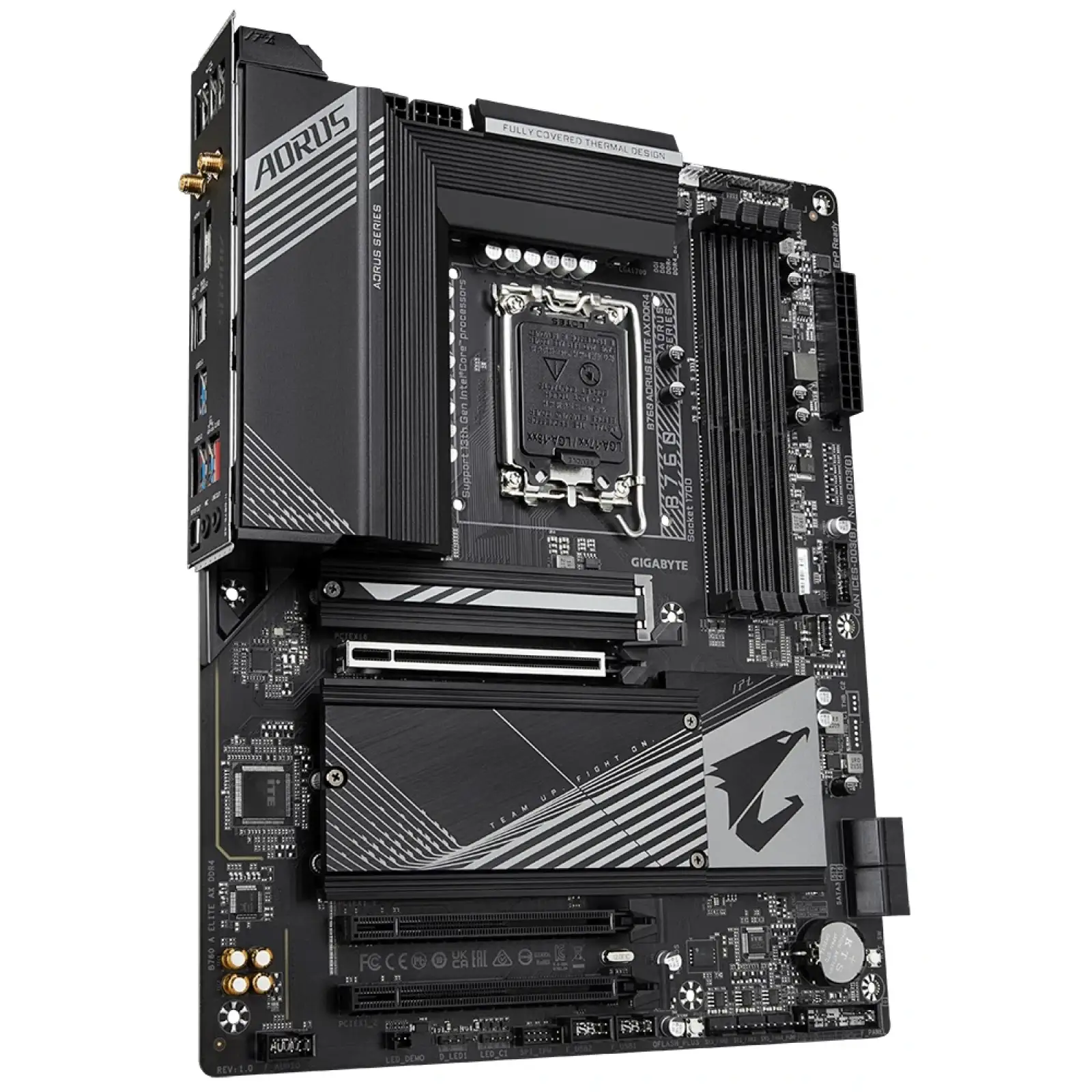 Материнська плата Gigabyte B760 Aorus Elite AX Socket 1700 UA