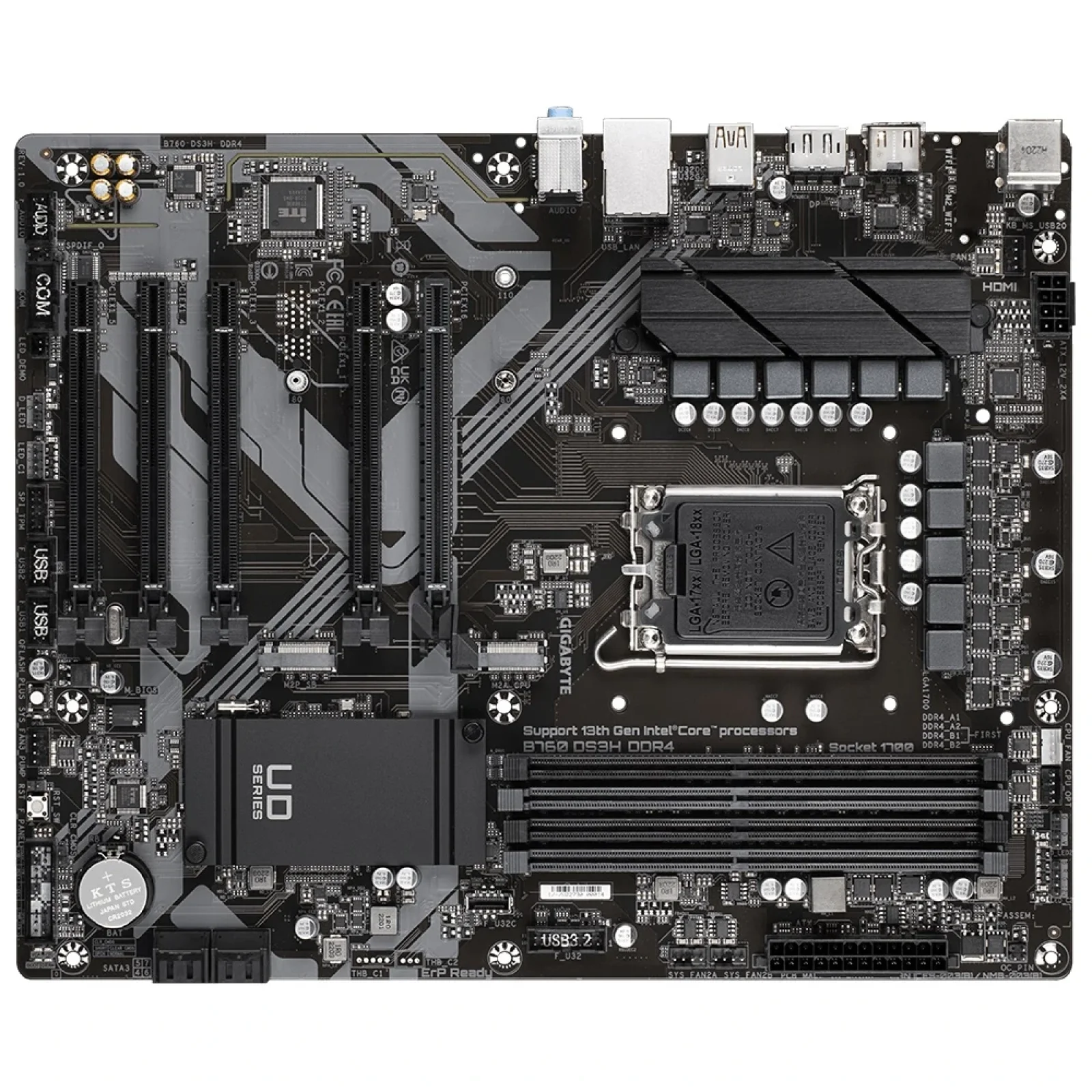 Материнская плата Gigabyte B760 DS3H DDR4 Socket 1700 UA