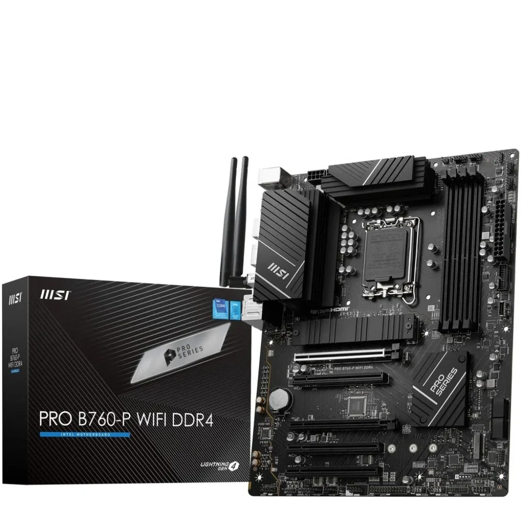 Материнська плата MSI Pro B760-P WIFI DDR4 Socket 1700 UA