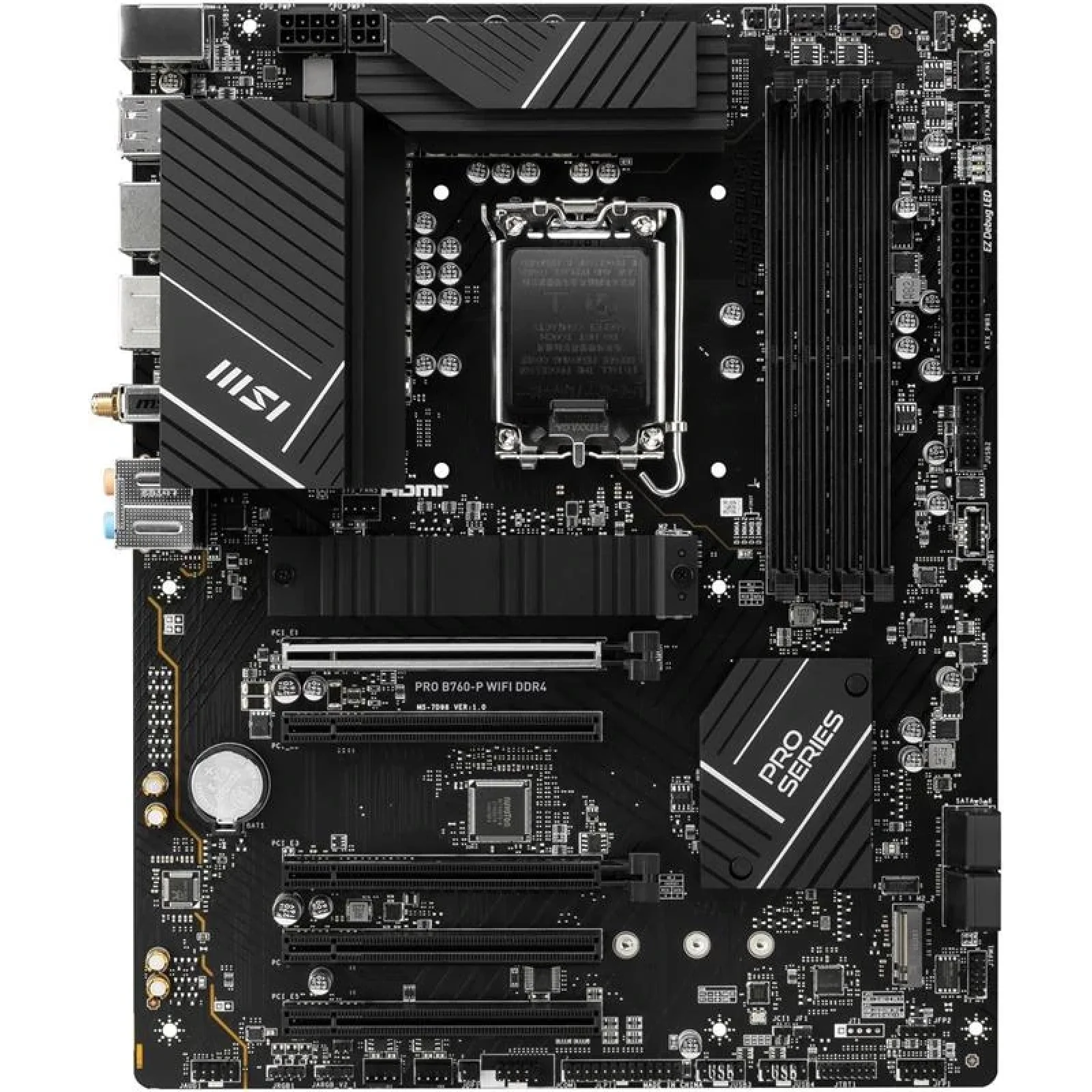 Материнська плата MSI Pro B760-P WIFI DDR4 Socket 1700 UA
