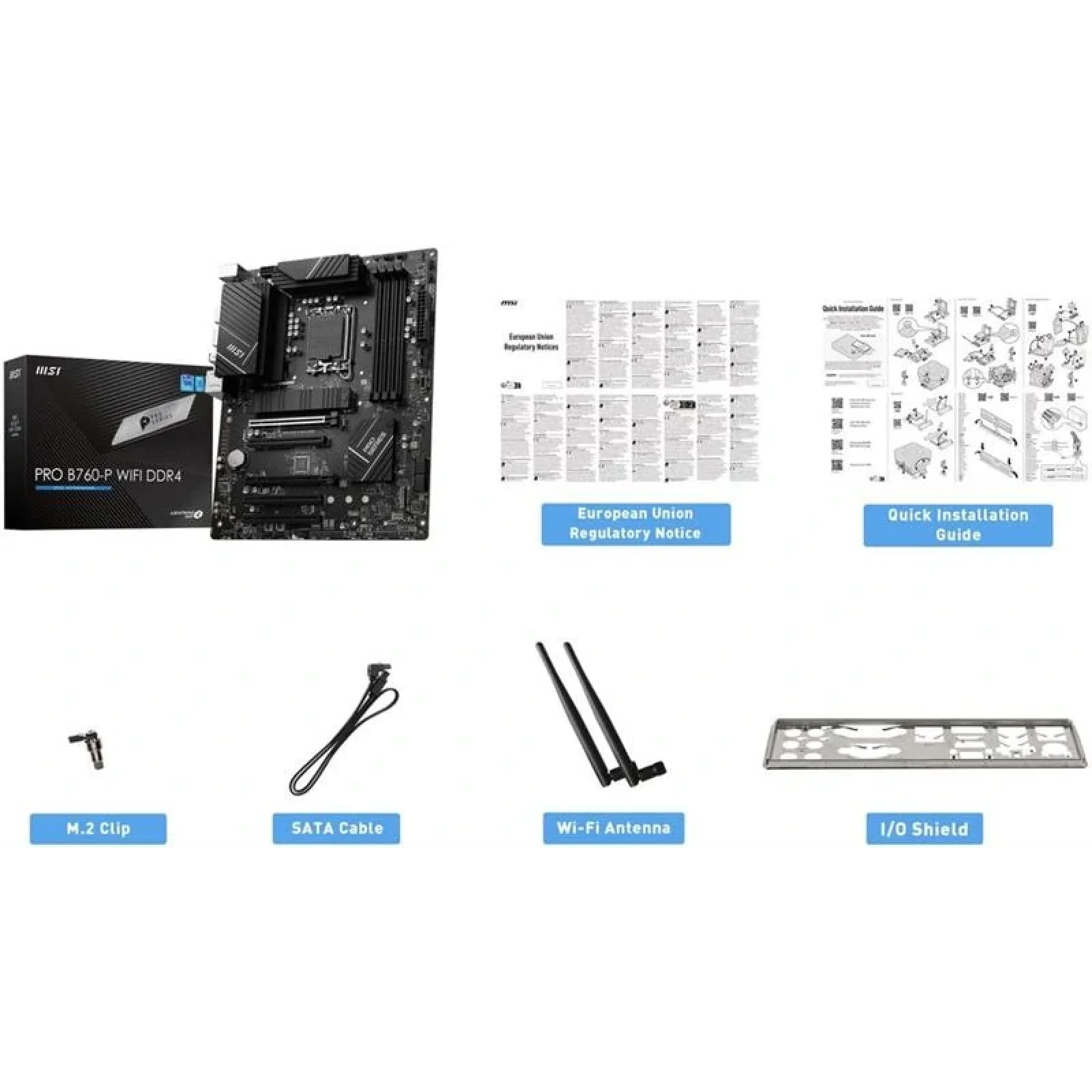 Материнська плата MSI Pro B760-P WIFI DDR4 Socket 1700 UA