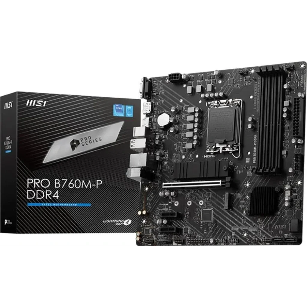 Материнська плата MSI Pro B760M-P DDR4 Socket 1700 UA