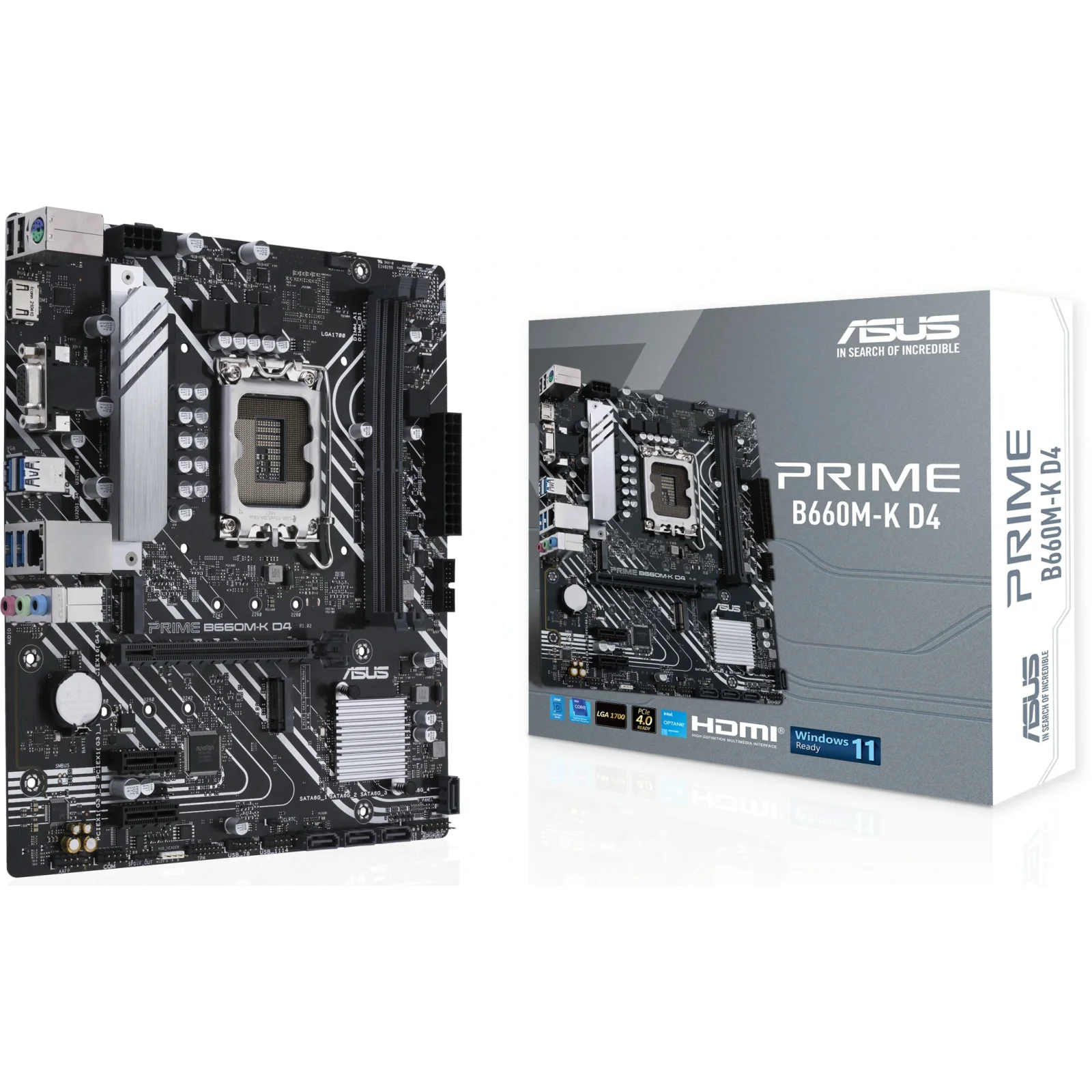 Материнська плата Asus Prime B660M-K D4 Socket 1700 UA