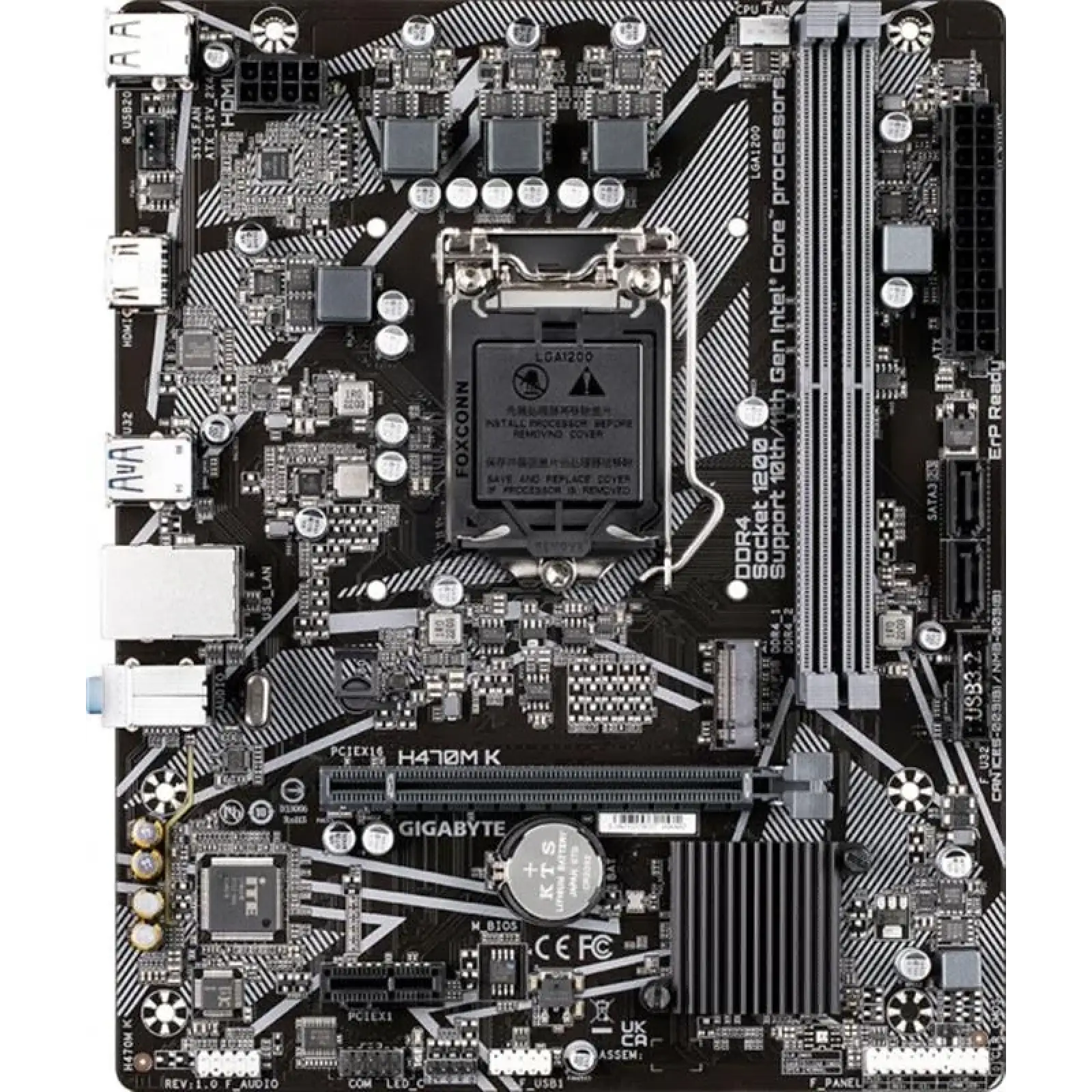 Материнська плата Gigabyte H470M K Socket 1200 UA