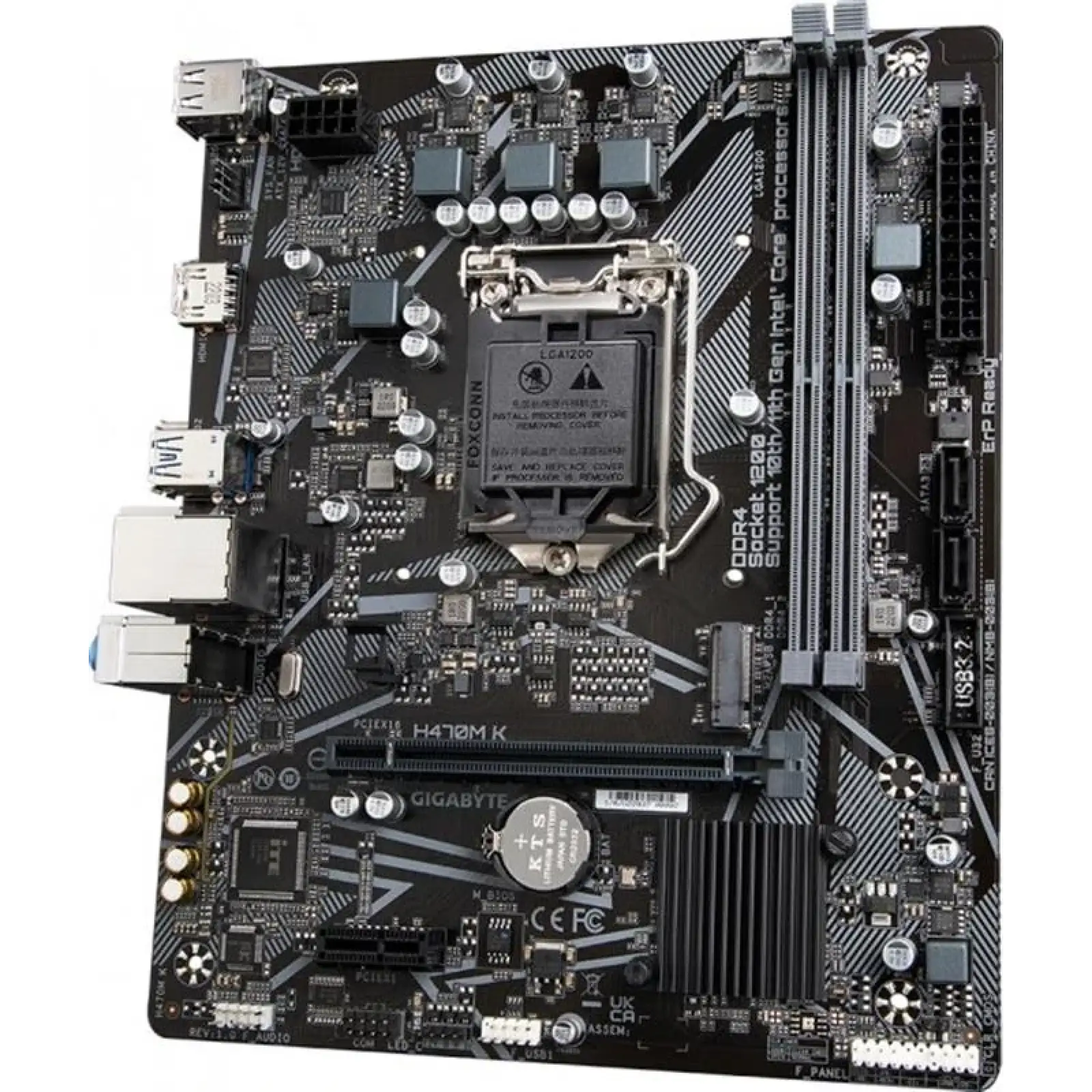 Материнська плата Gigabyte H470M K Socket 1200 UA