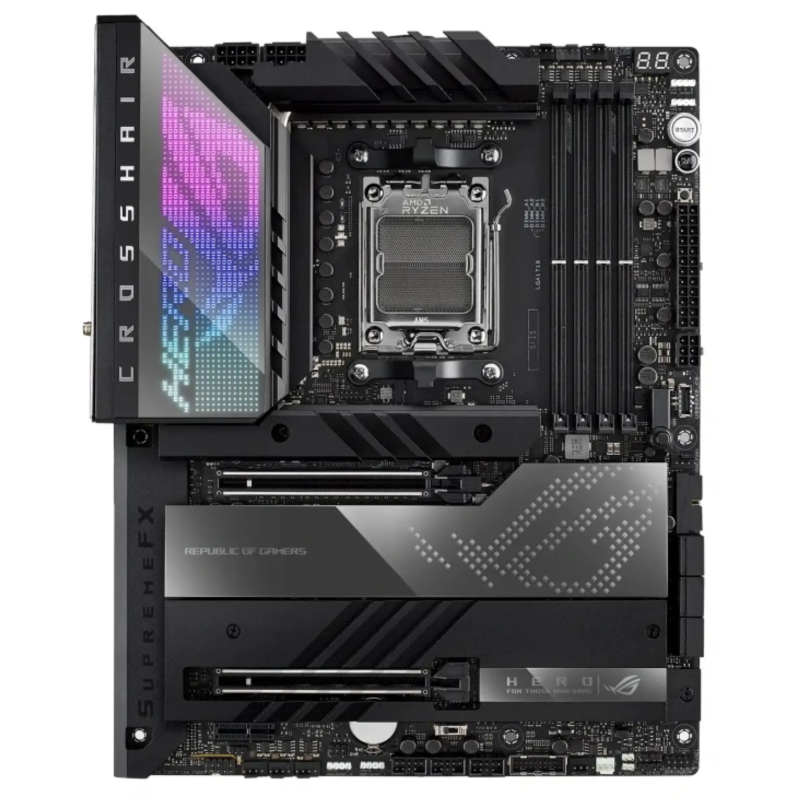 Материнська плата Asus ROG Crosshair X670E Hero Socket AM5 UA