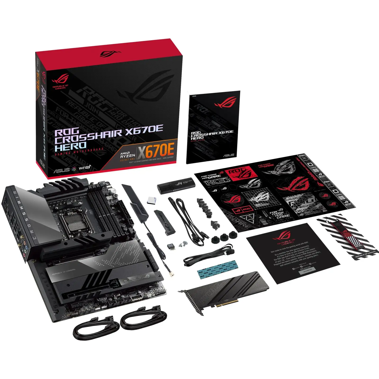 Материнська плата Asus ROG Crosshair X670E Hero Socket AM5 UA