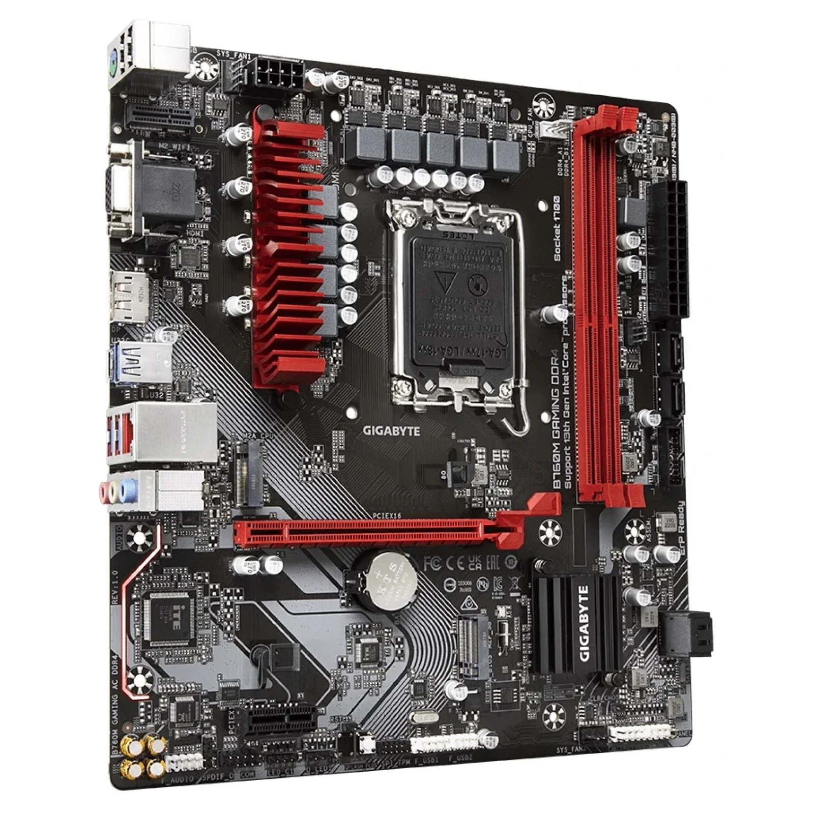 Материнская плата Gigabyte B760M Gaming DDR4 Socket 1700 UA