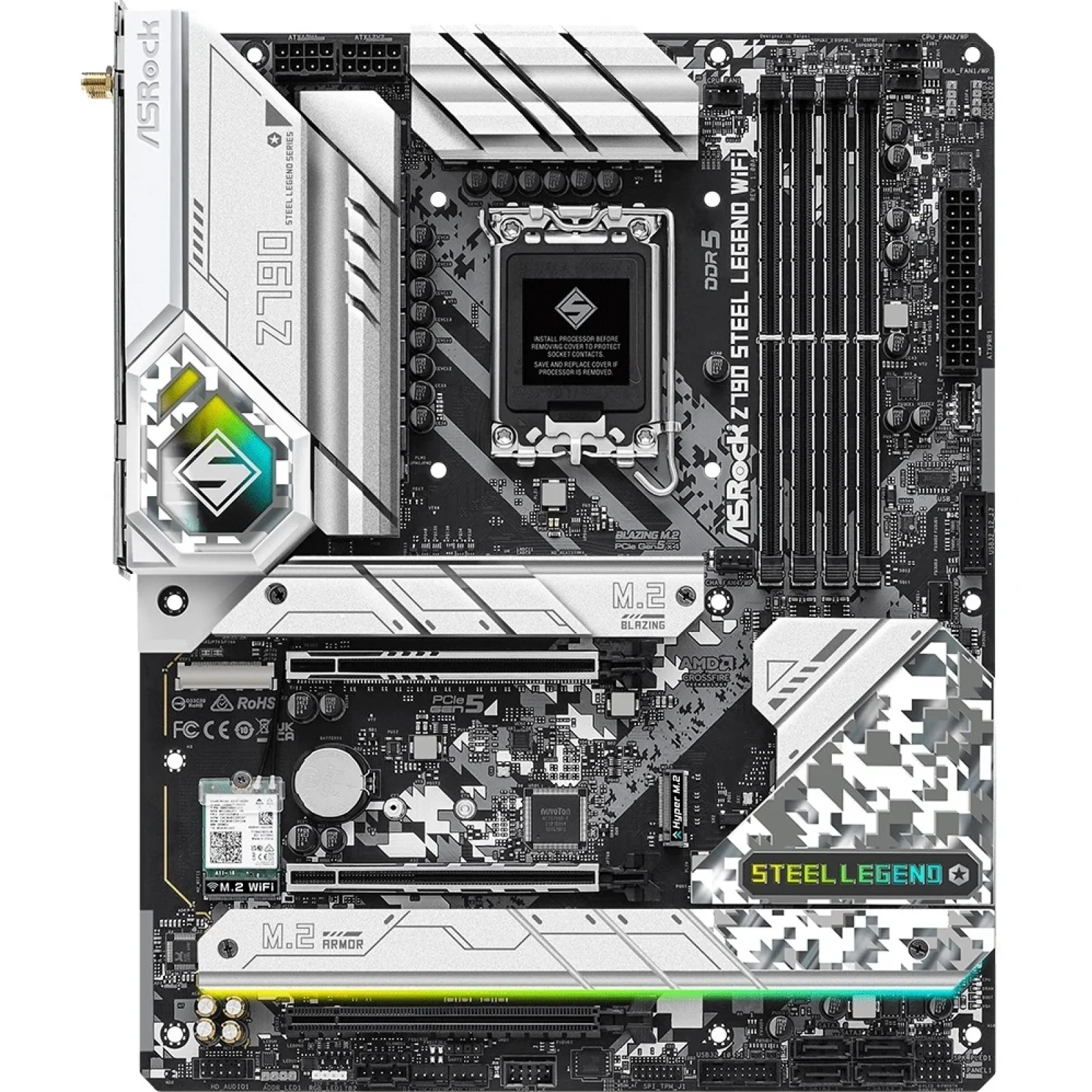 Материнська плата ASRock Z790 Steel Legend WiFi Socket 1700 UA