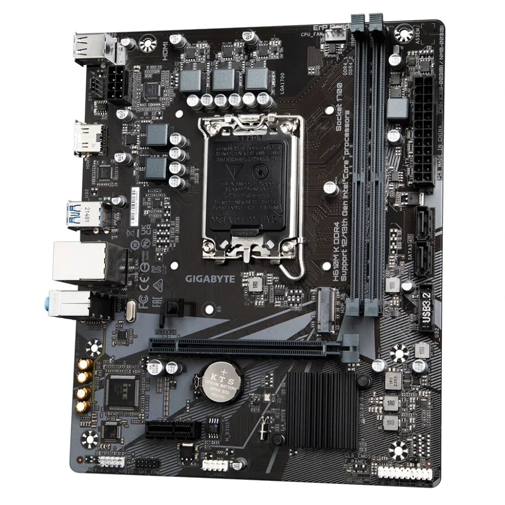 Материнська плата Gigabyte H610M K DDR4 Socket 1700 UA