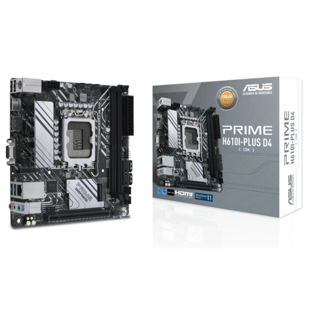 Материнская плата Asus Prime H610I-Plus D4-CSM Socket 1700 UA
