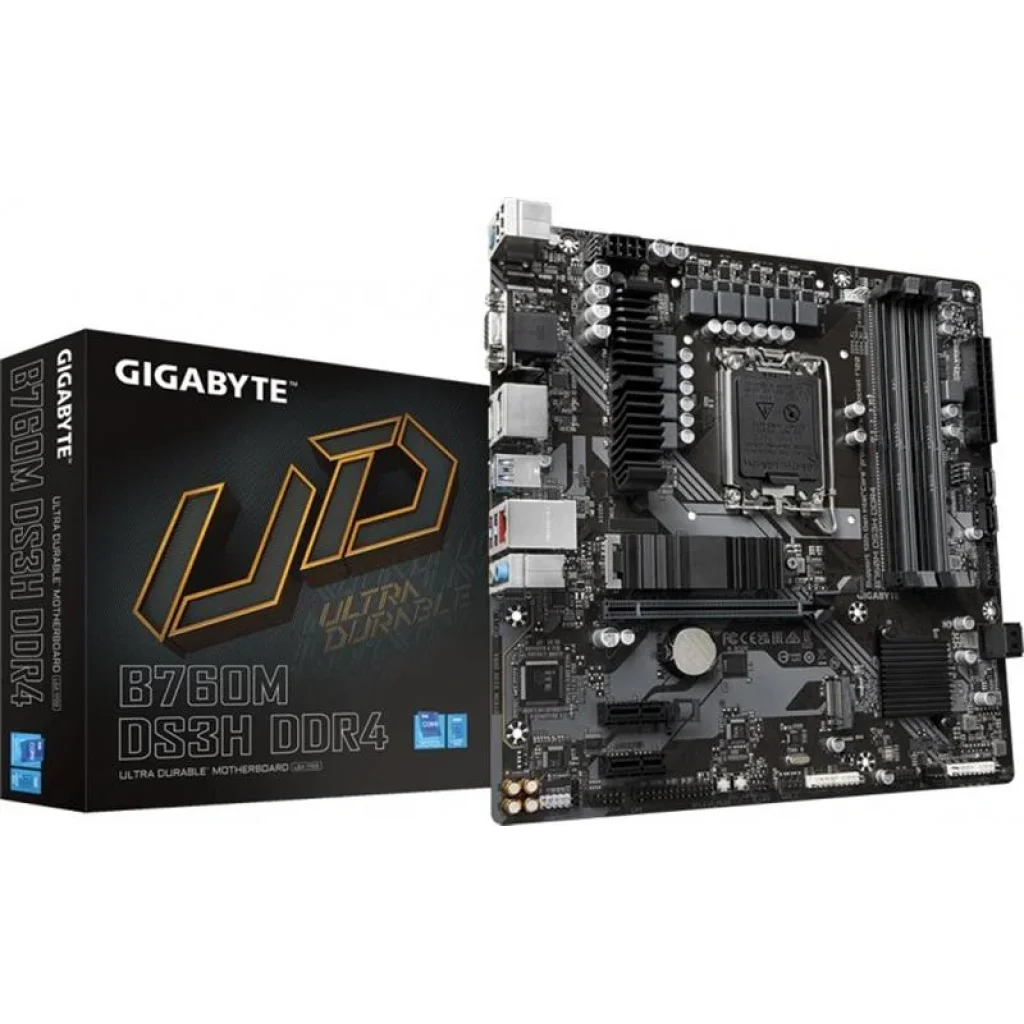 Материнская плата Gigabyte B760M DS3H DDR4 Socket 1700 UA