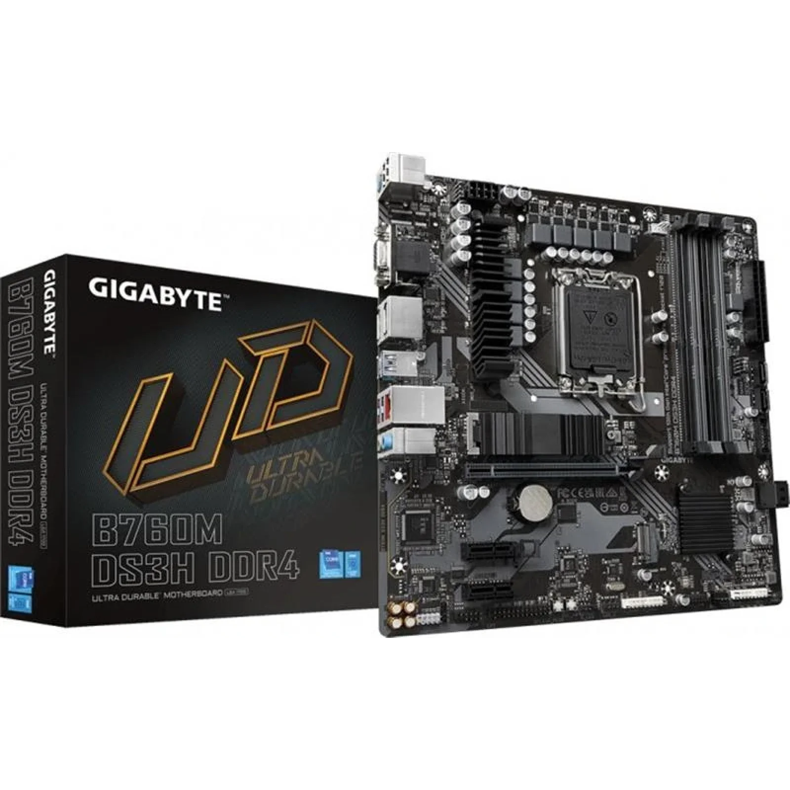 Материнська плата Gigabyte B760M DS3H DDR4 Socket 1700 UA