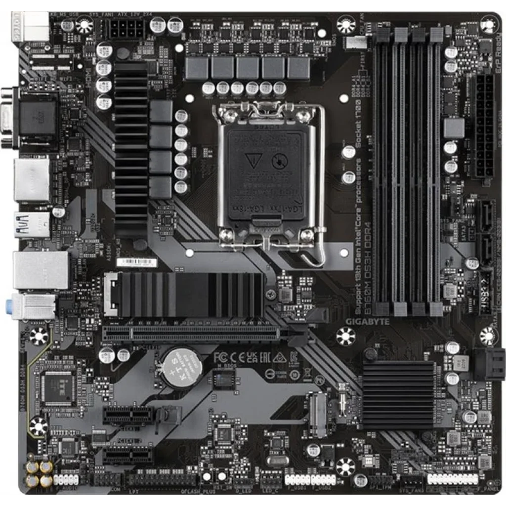 Материнская плата Gigabyte B760M DS3H DDR4 Socket 1700 UA