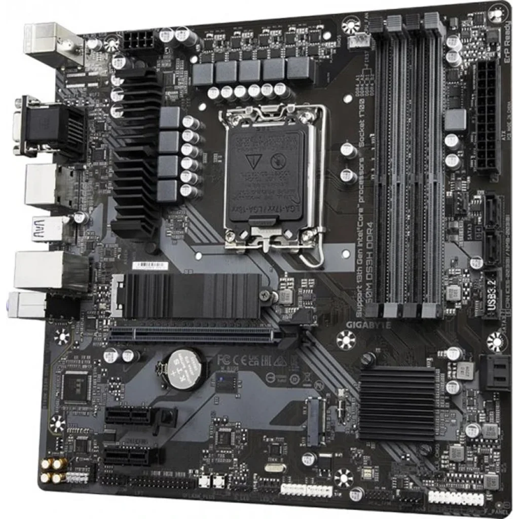 Материнская плата Gigabyte B760M DS3H DDR4 Socket 1700 UA