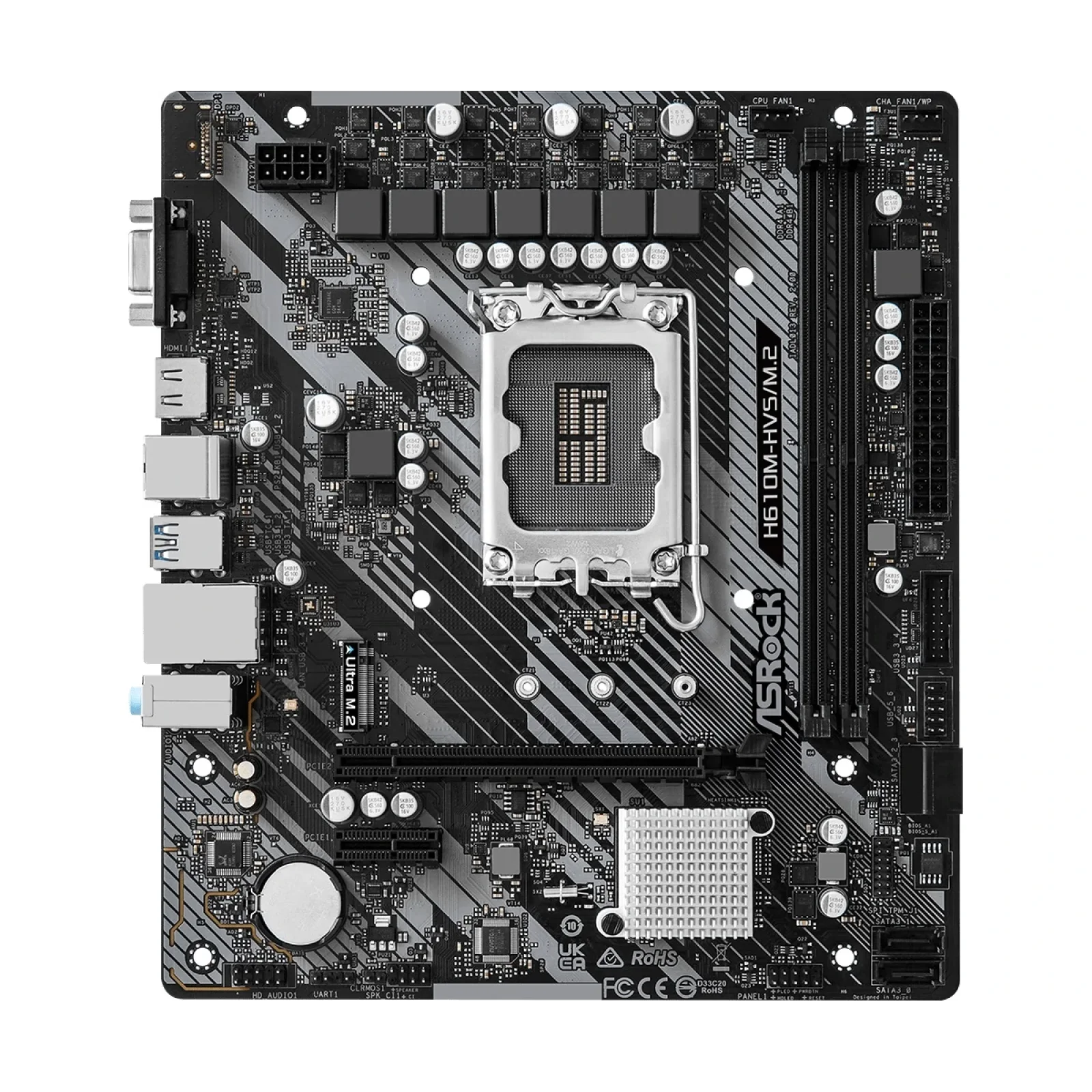 Материнська плата ASRock H610M-HVS/M.2 R2.0 Socket 1700 UA