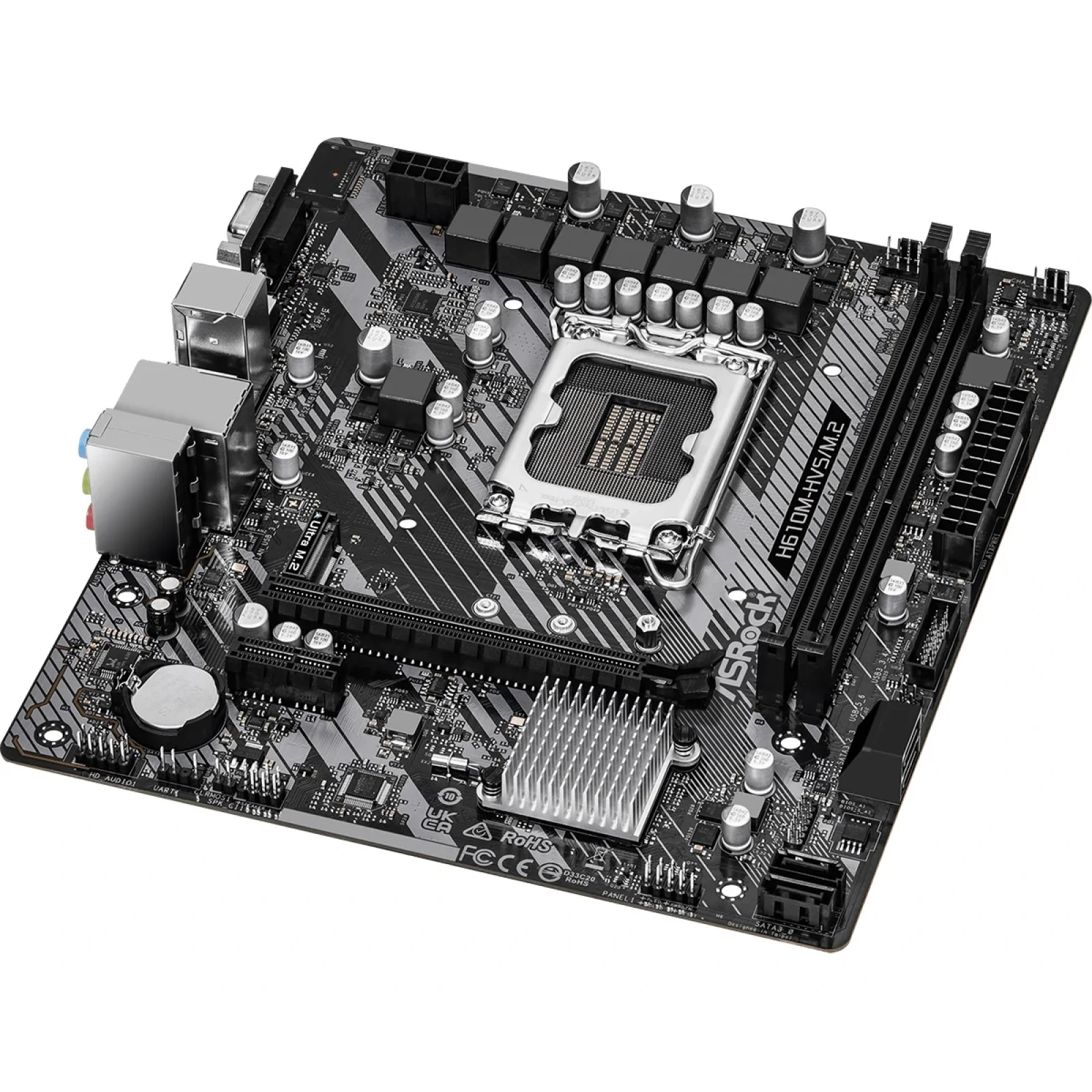 Материнська плата ASRock H610M-HVS/M.2 R2.0 Socket 1700 UA