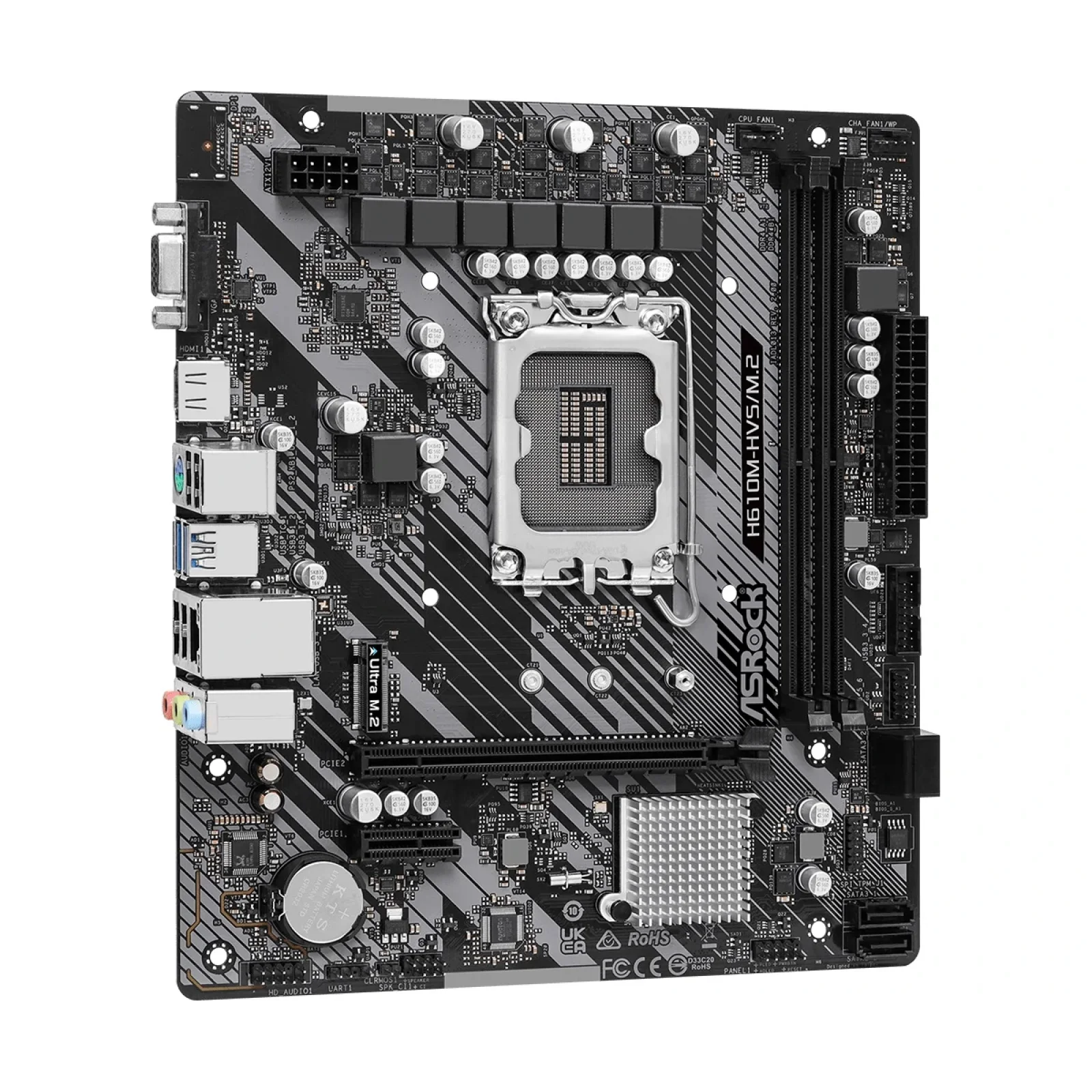 Материнська плата ASRock H610M-HVS/M.2 R2.0 Socket 1700 UA