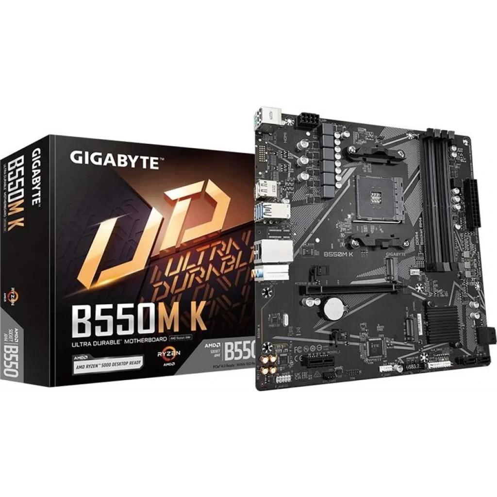Материнская плата Gigabyte B550M K Socket AM4 UA