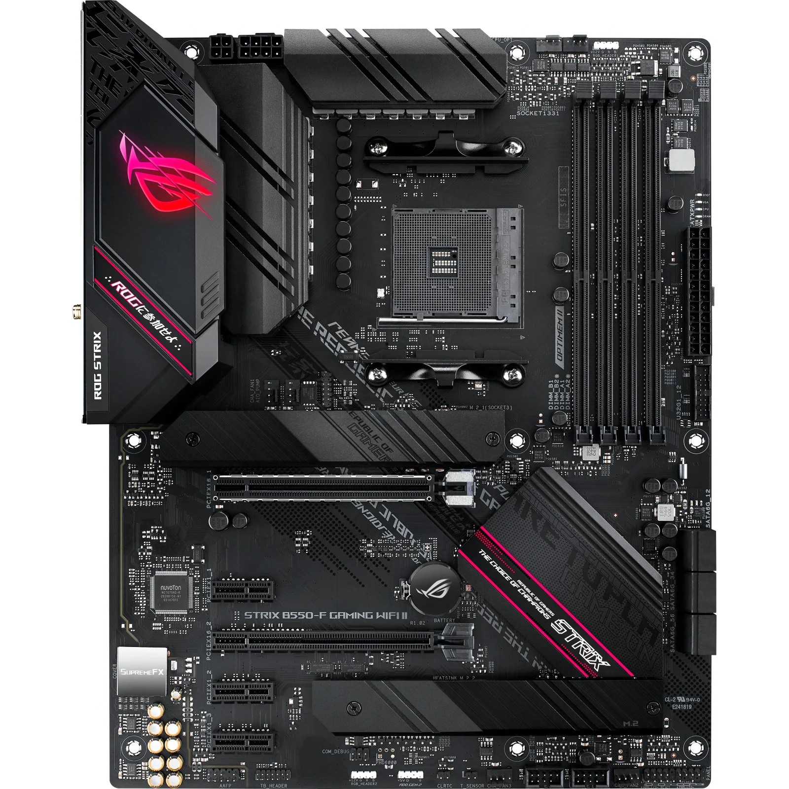 Материнська плата Asus ROG Strix B550-F Gaming WIFI II Socket AM4 UA
