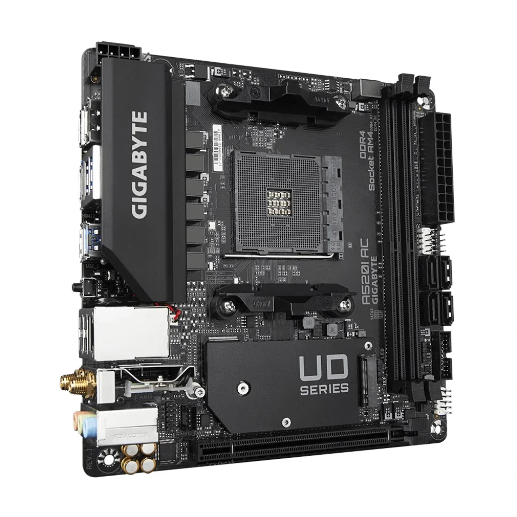 Материнська плата Gigabyte A520I AC Socket AM4 UA