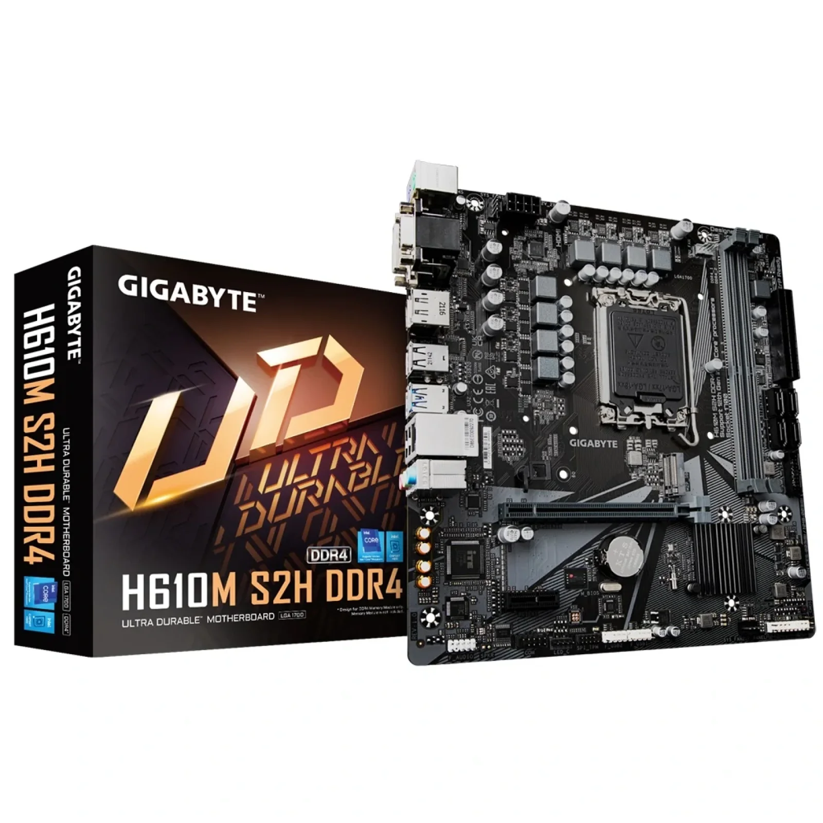 Материнская плата Gigabyte H610M S2H V2 DDR4 Socket 1700 UA