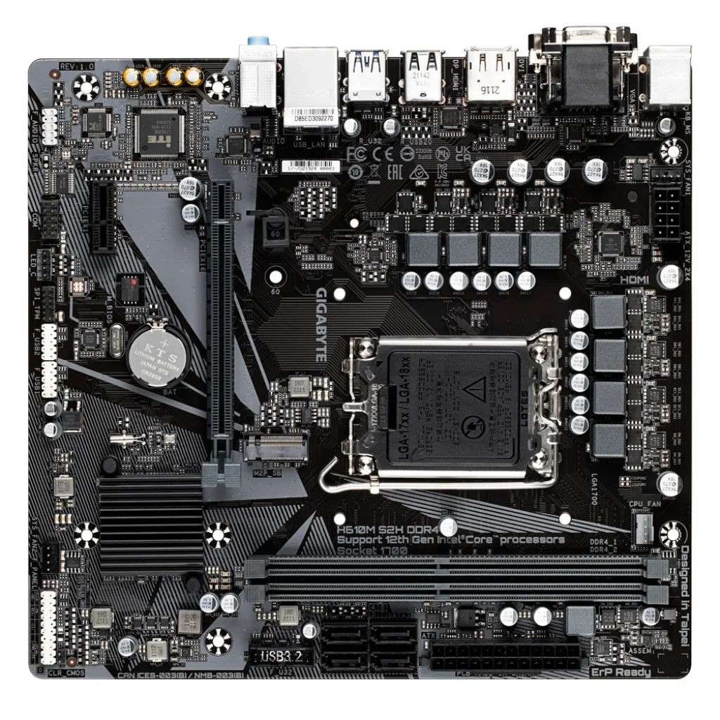Материнська плата Gigabyte H610M S2H V2 DDR4 Socket 1700 UA