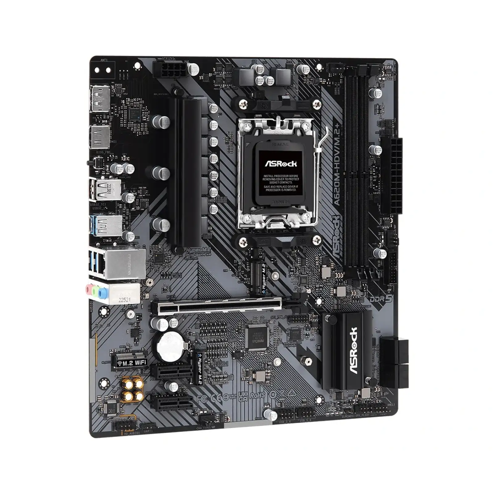 Материнская плата ASRock A620M-HDV/M.2+ Socket AM5 UA