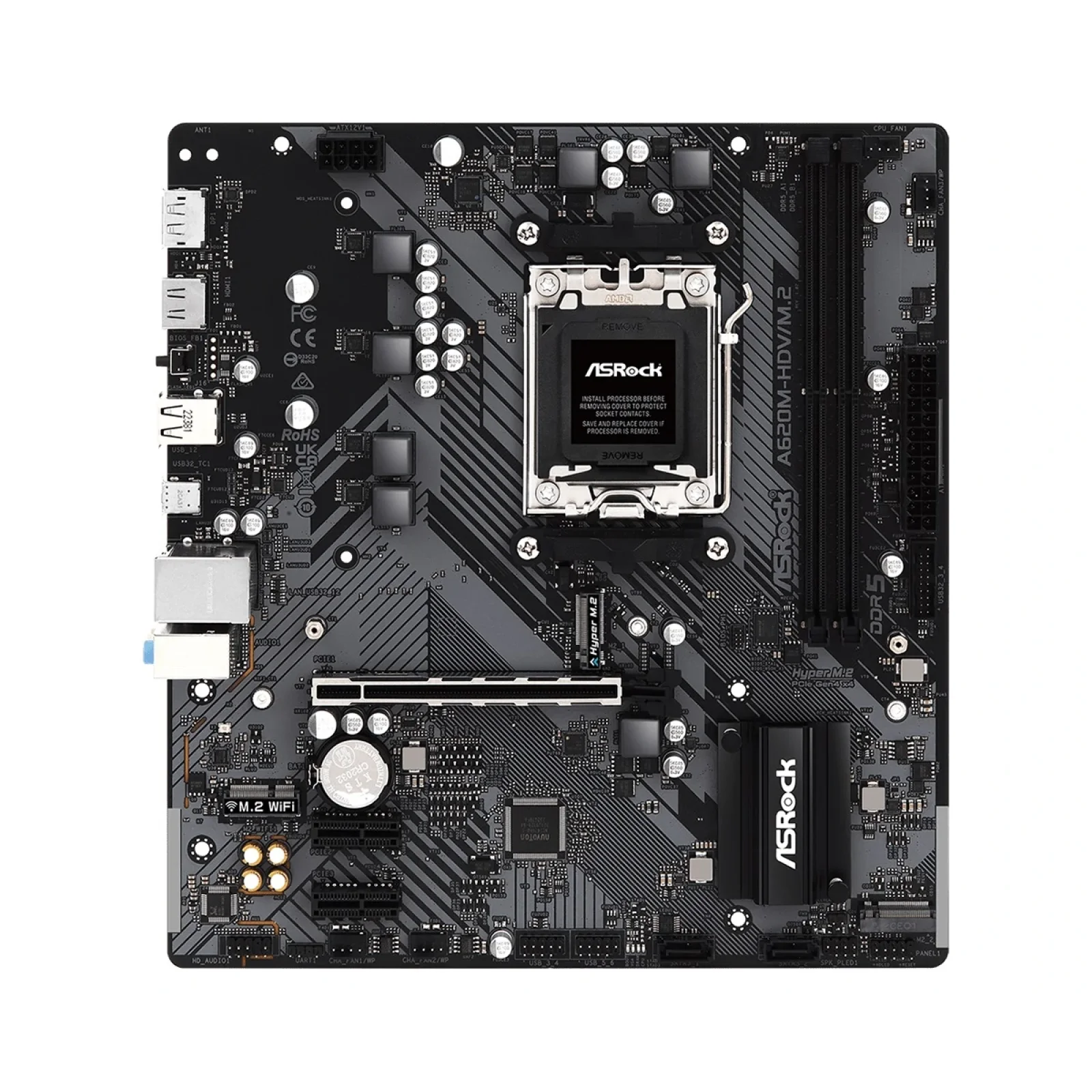 Материнська плата ASRock A620M-HDV/M.2 Socket AM5 UA