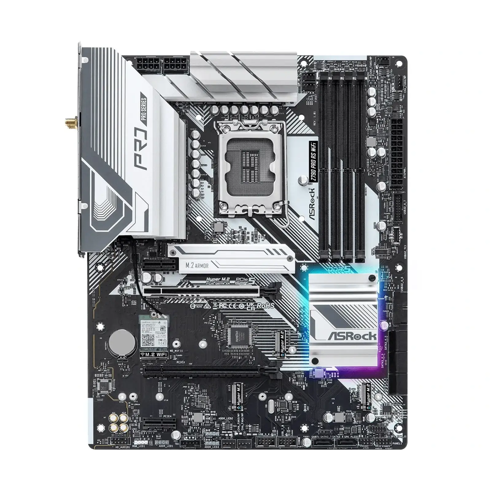 Материнська плата ASRock Z790 Pro RS WiFi Socket 1700 UA
