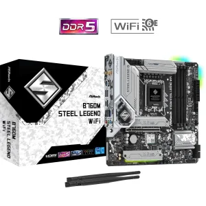 Материнська плата ASRock B760M Steel Legend WiFi Socket 1700 UA