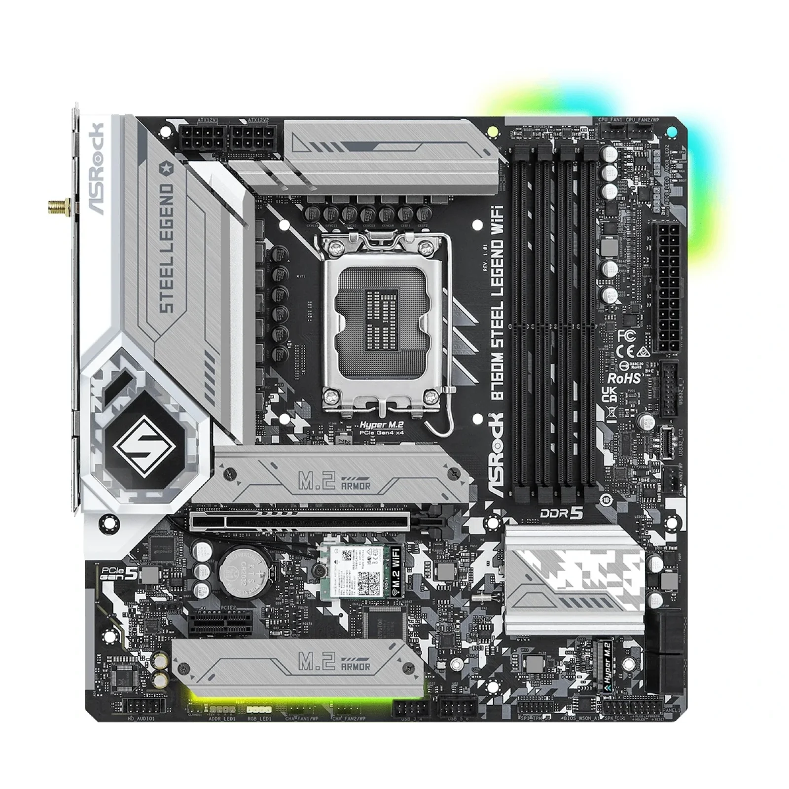 Материнська плата ASRock B760M Steel Legend WiFi Socket 1700 UA