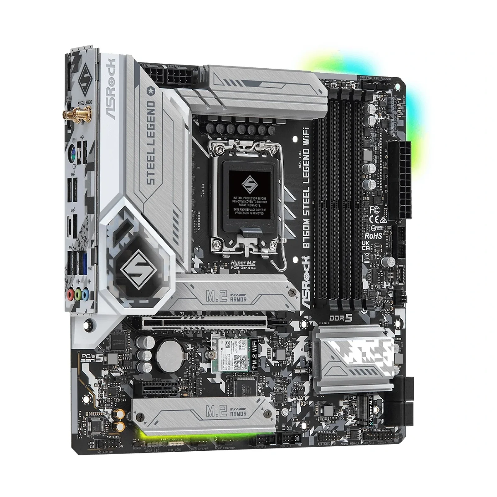 Материнська плата ASRock B760M Steel Legend WiFi Socket 1700 UA